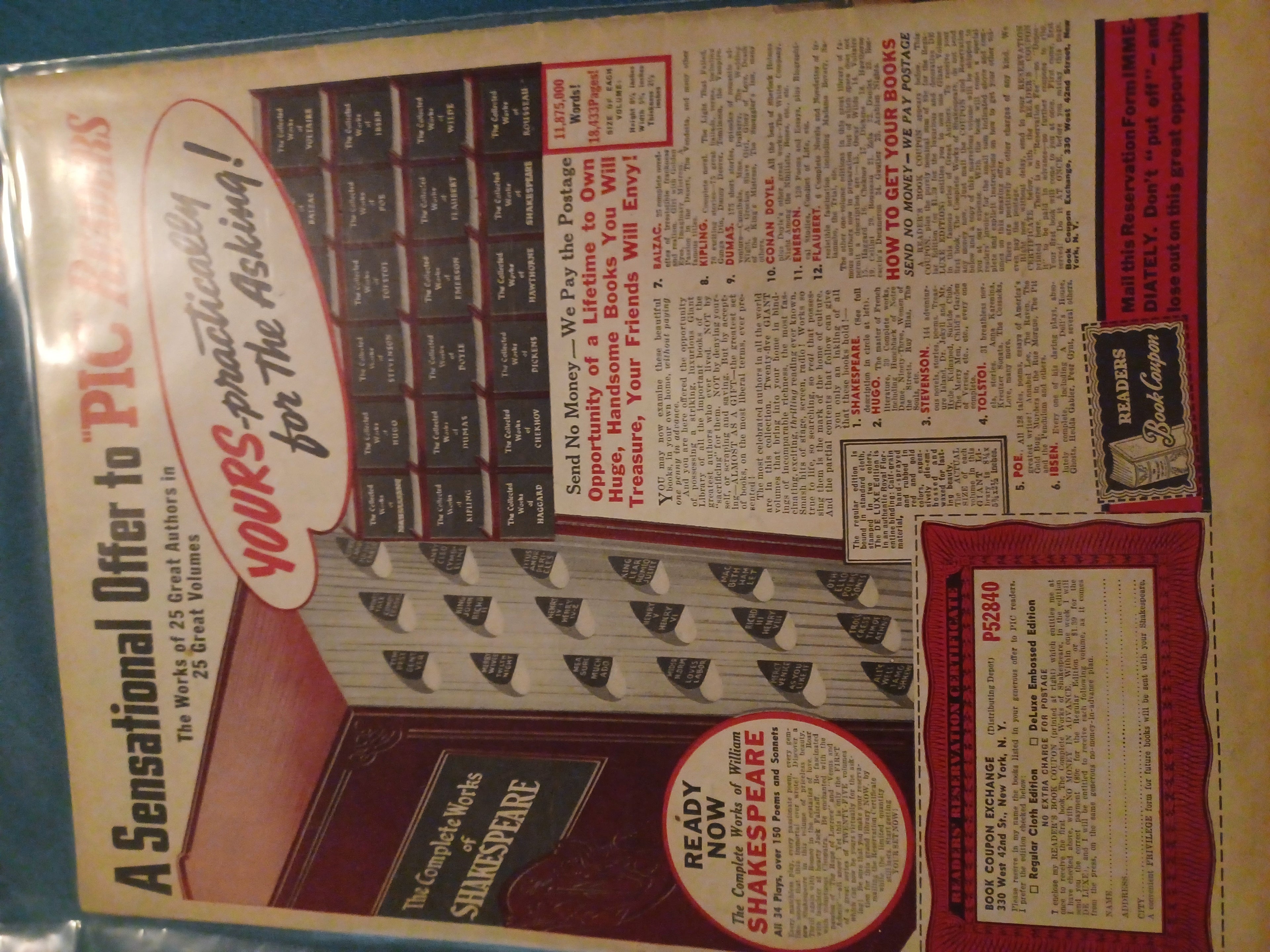 VINTAGE Magazine "PIC" May 28, 1940