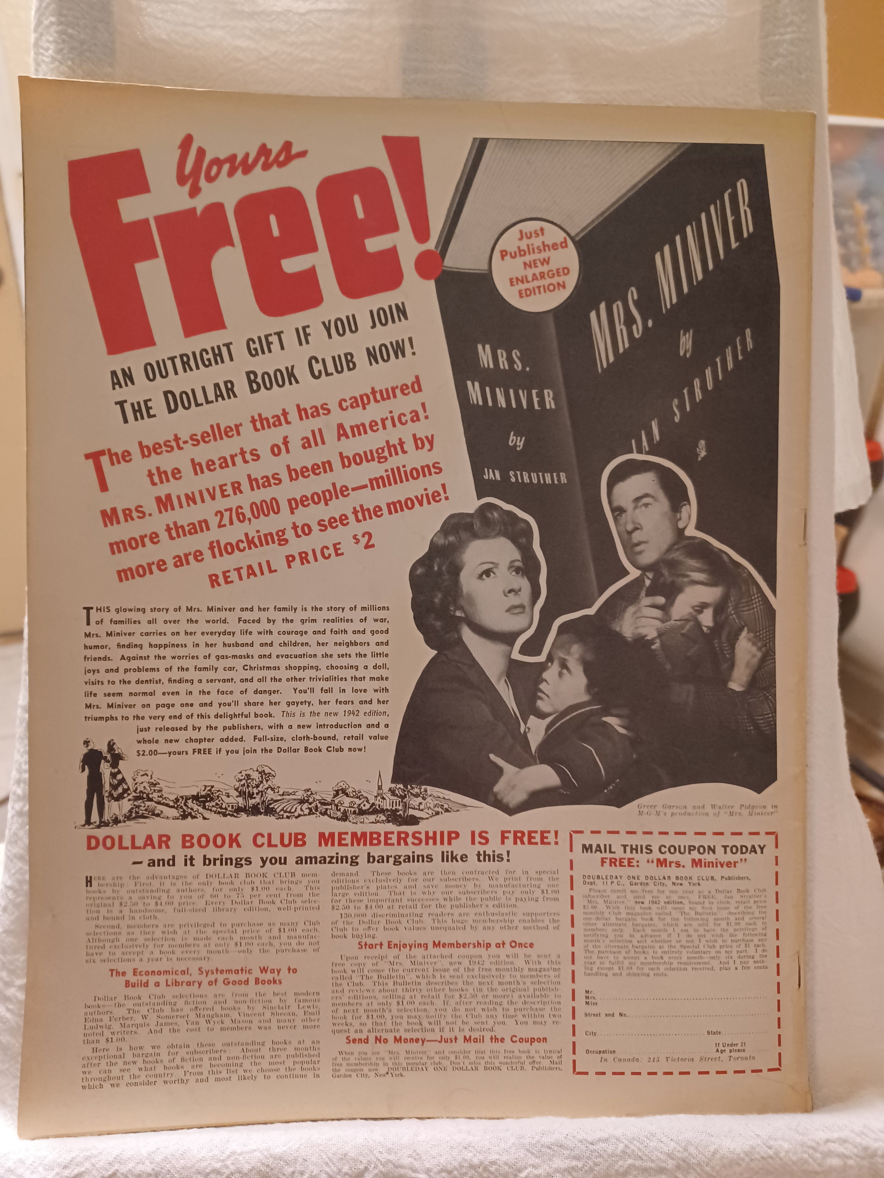 VINTAGE Magazine "PIC" November 10, 1942