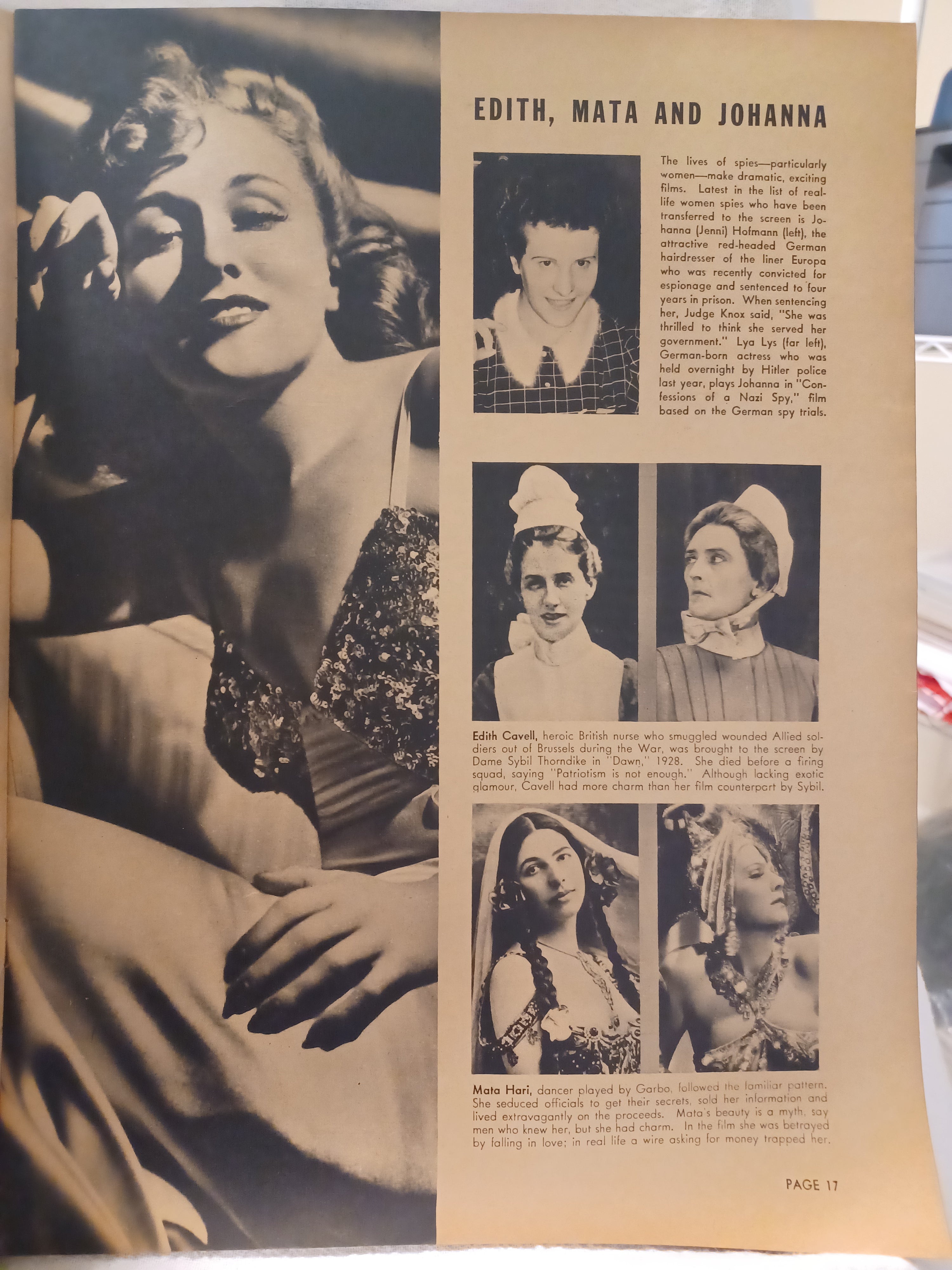 VINTAGE Magazine "PIC", May 30, 1939, Featuring Ann Miller