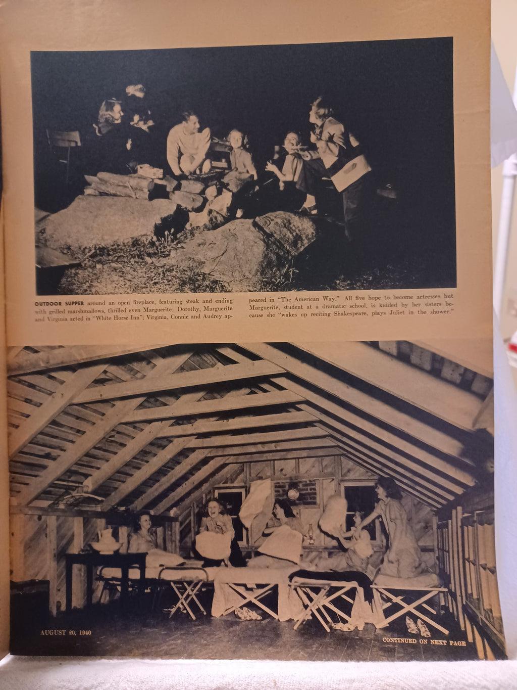 VINTAGE Magazine "PIC", August 20, 1940, Featuring "Aquacade Aquabelles"