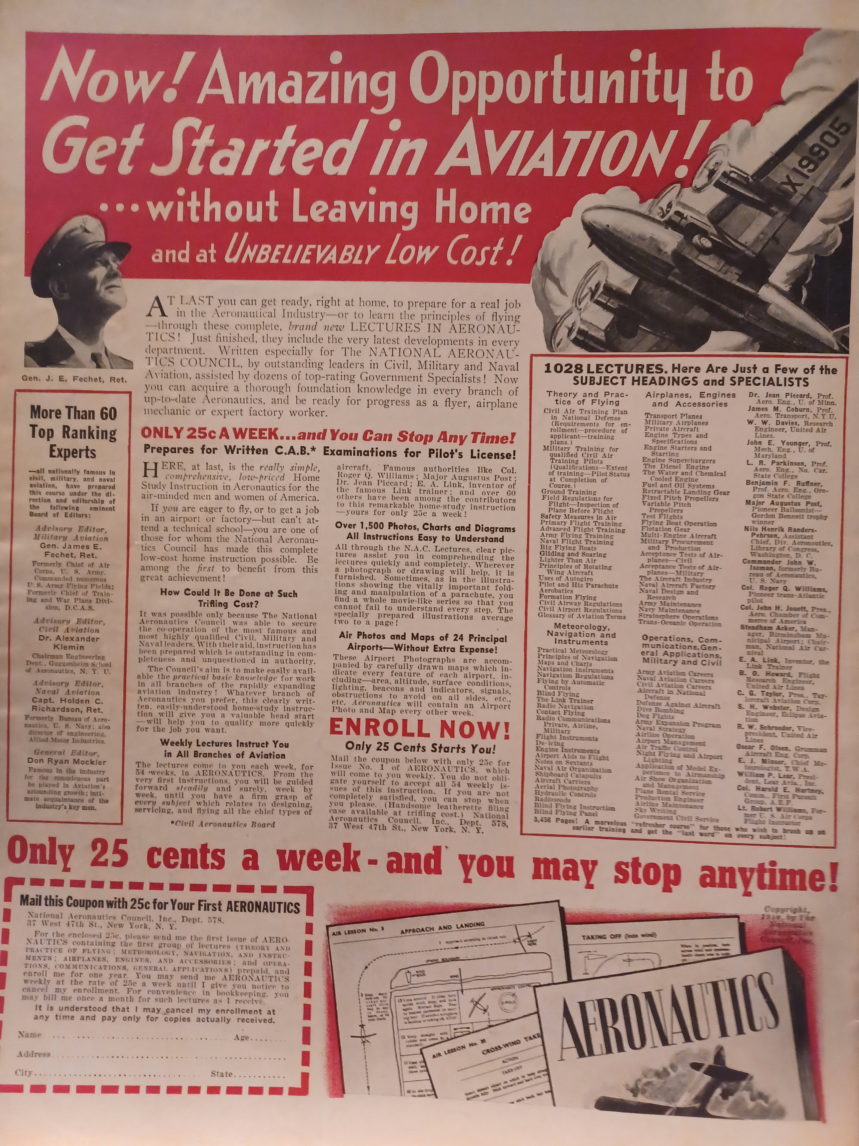 VINTAGE Magazine "PIC", August 20, 1940, Featuring "Aquacade Aquabelles"