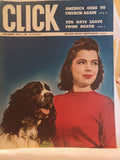 VINTAGE Magazine "CLICK", December 1942, Featuring "America Goes To Church Again" (pg.20)