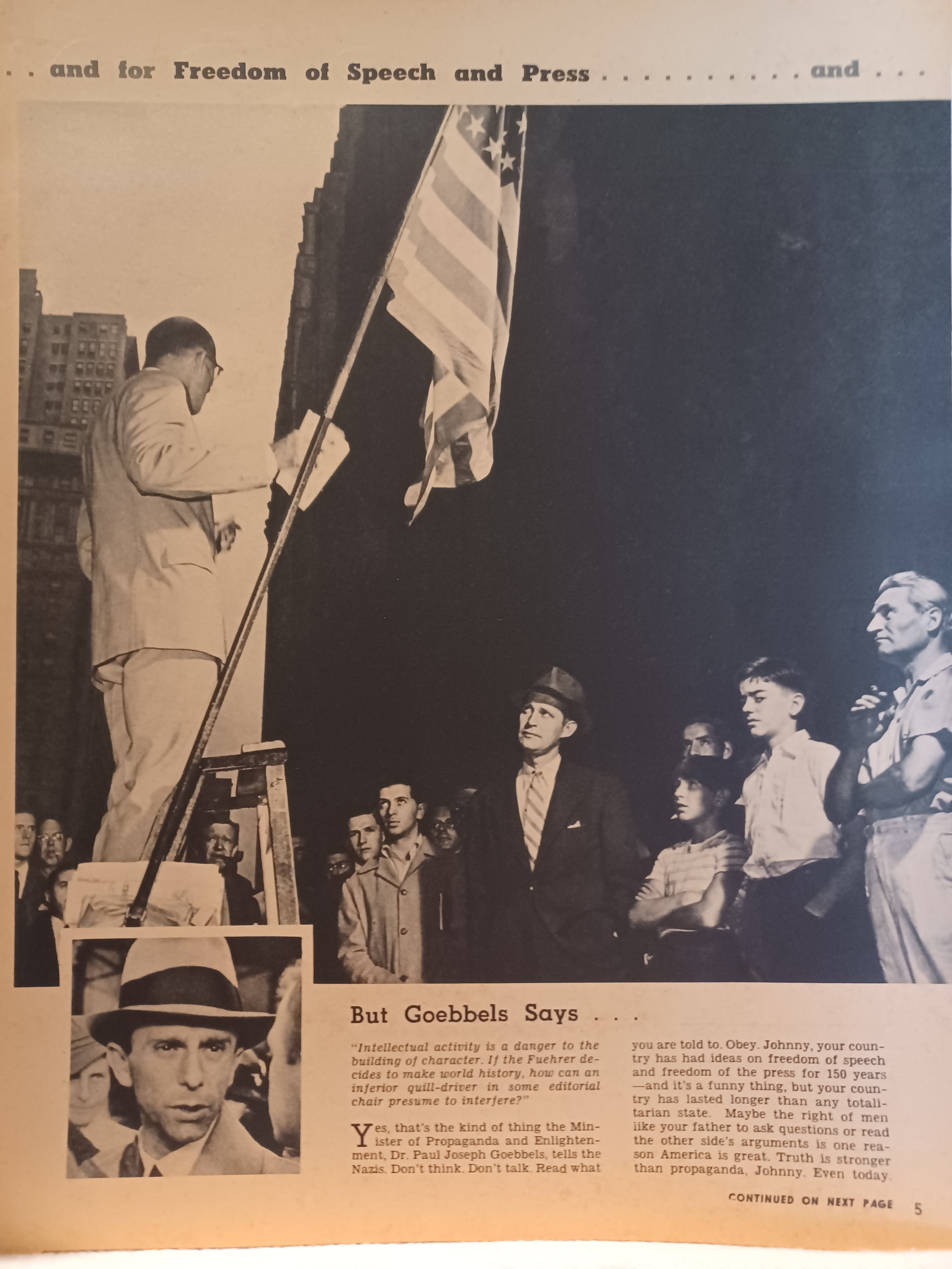 VINTAGE Magazine "CLICK", December 1942, Featuring "America Goes To Church Again" (pg.20)