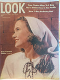 VINTAGE Magazine "LOOK", August 19, 1947, Featuring "Back-To-School Clothes" (pg. 32)