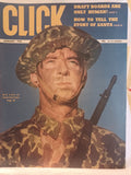 VINTAGE Magazine "CLICK", January 1943, Featuring "His Life is Protected" (pg. 18)
