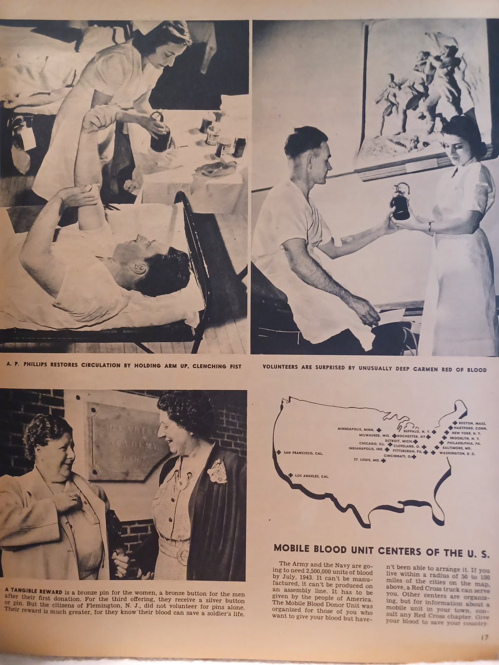 VINTAGE Magazine "CLICK", January 1943, Featuring "His Life is Protected" (pg. 18)