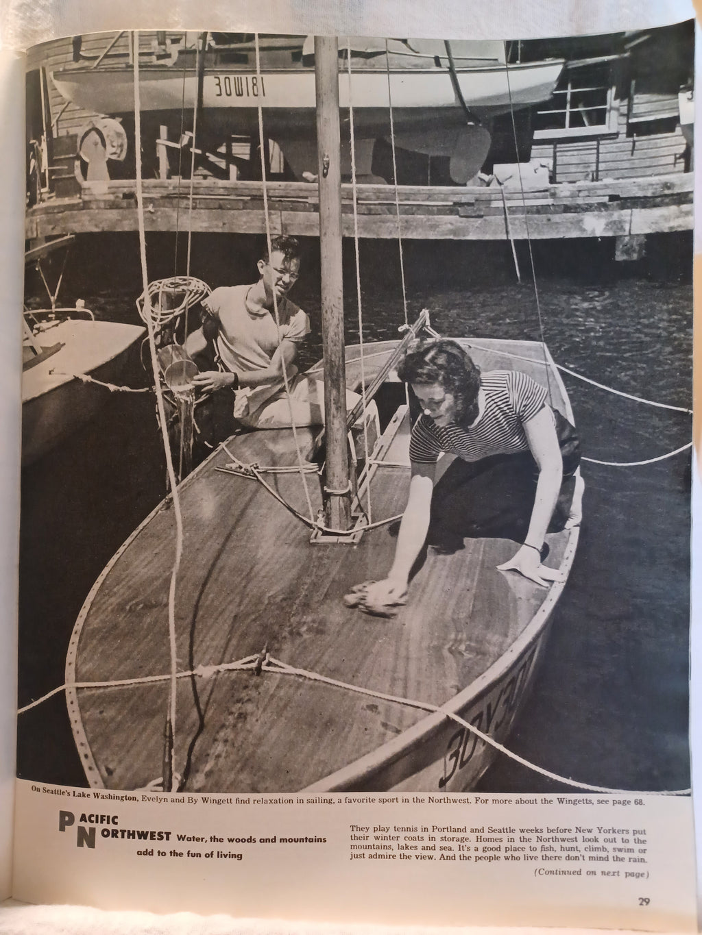 VINTAGE Magazine "LOOK", May 27, 1947, Featuring "Our Growing West"