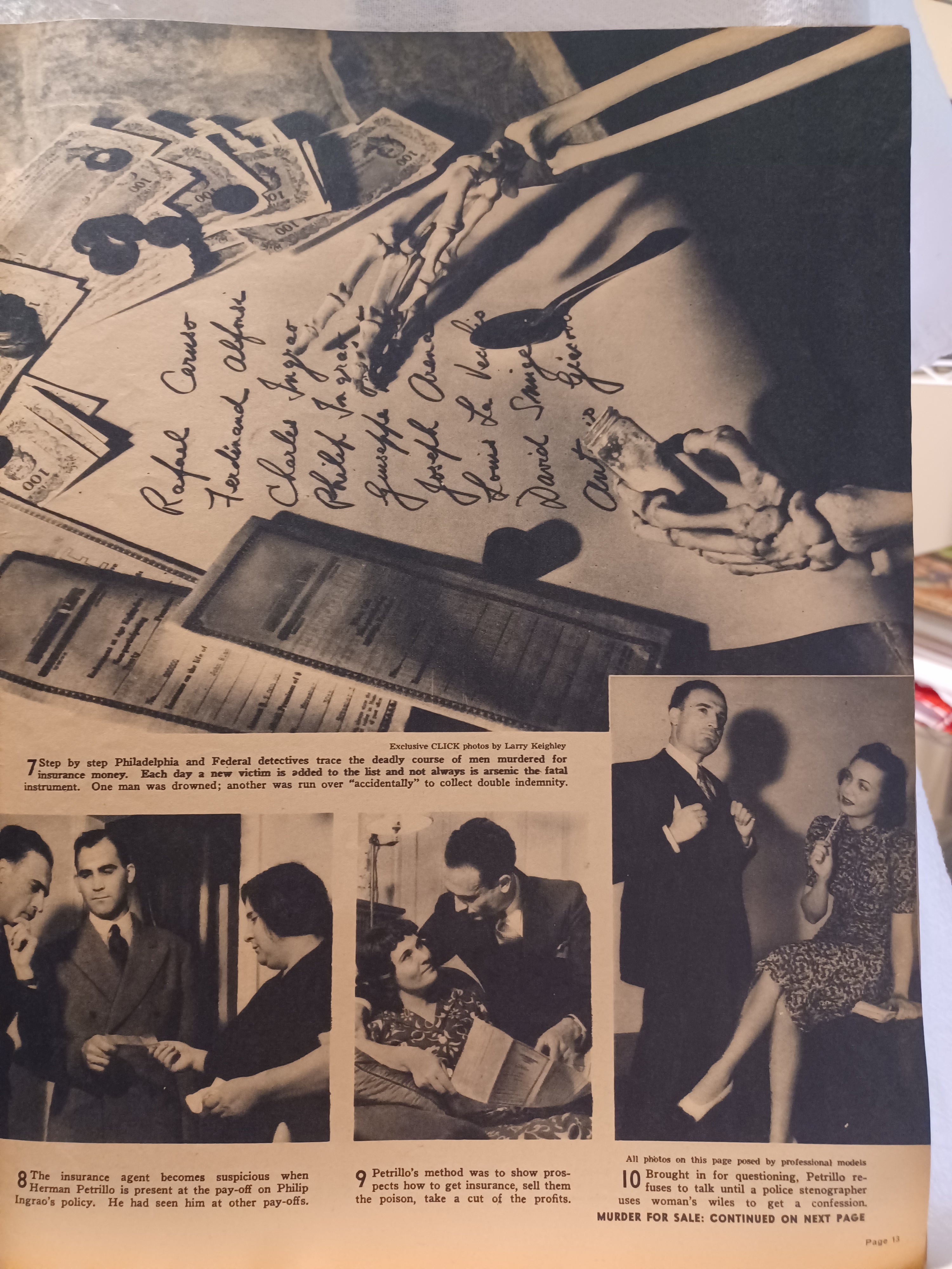 VINTAGE Magazine "CLICK", August 1939, Featuring "Cartoons and Features in Color"