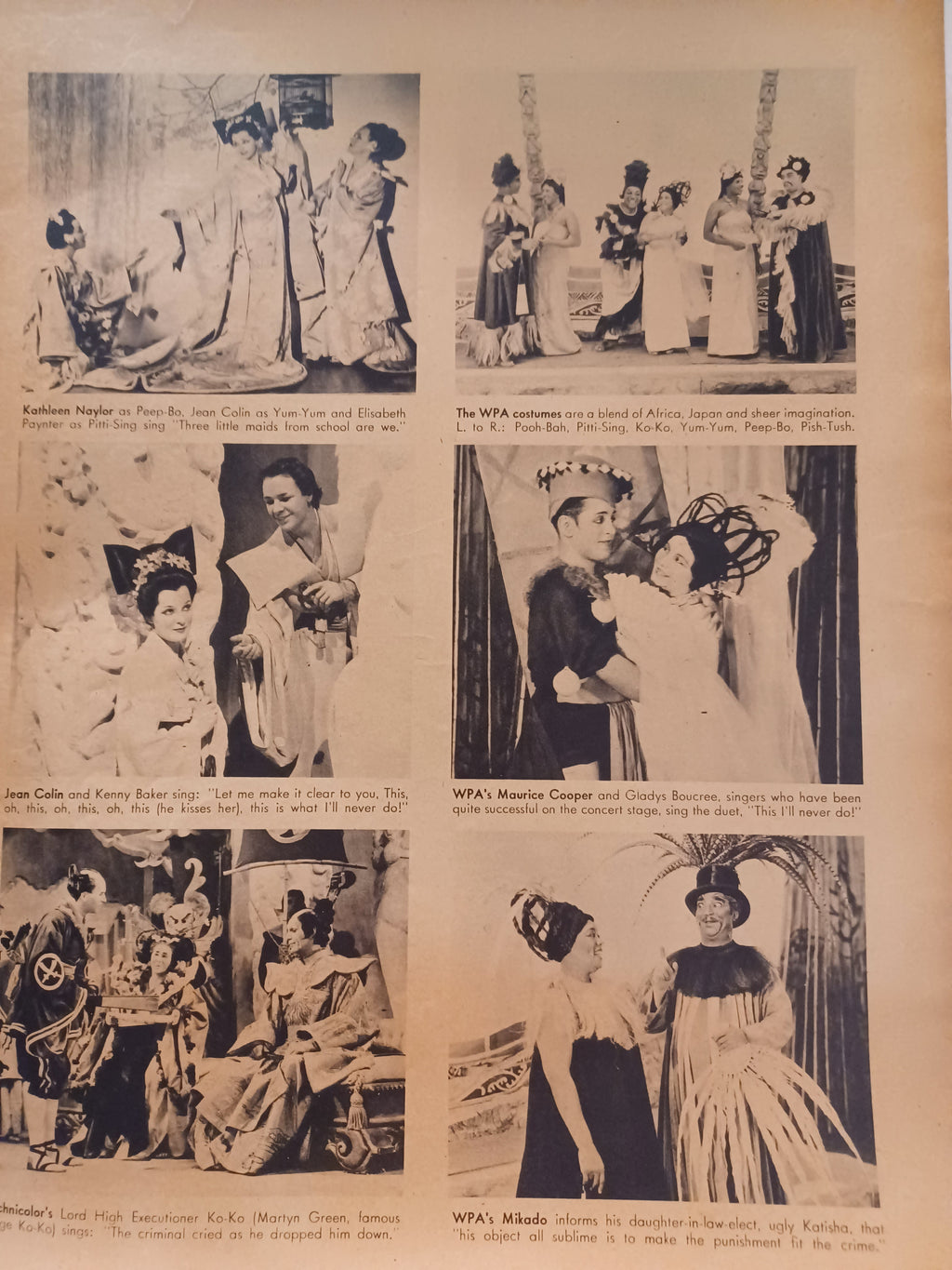 VINTAGE Magazine "PIC", March 21, 1939, Featuring Jean Parker