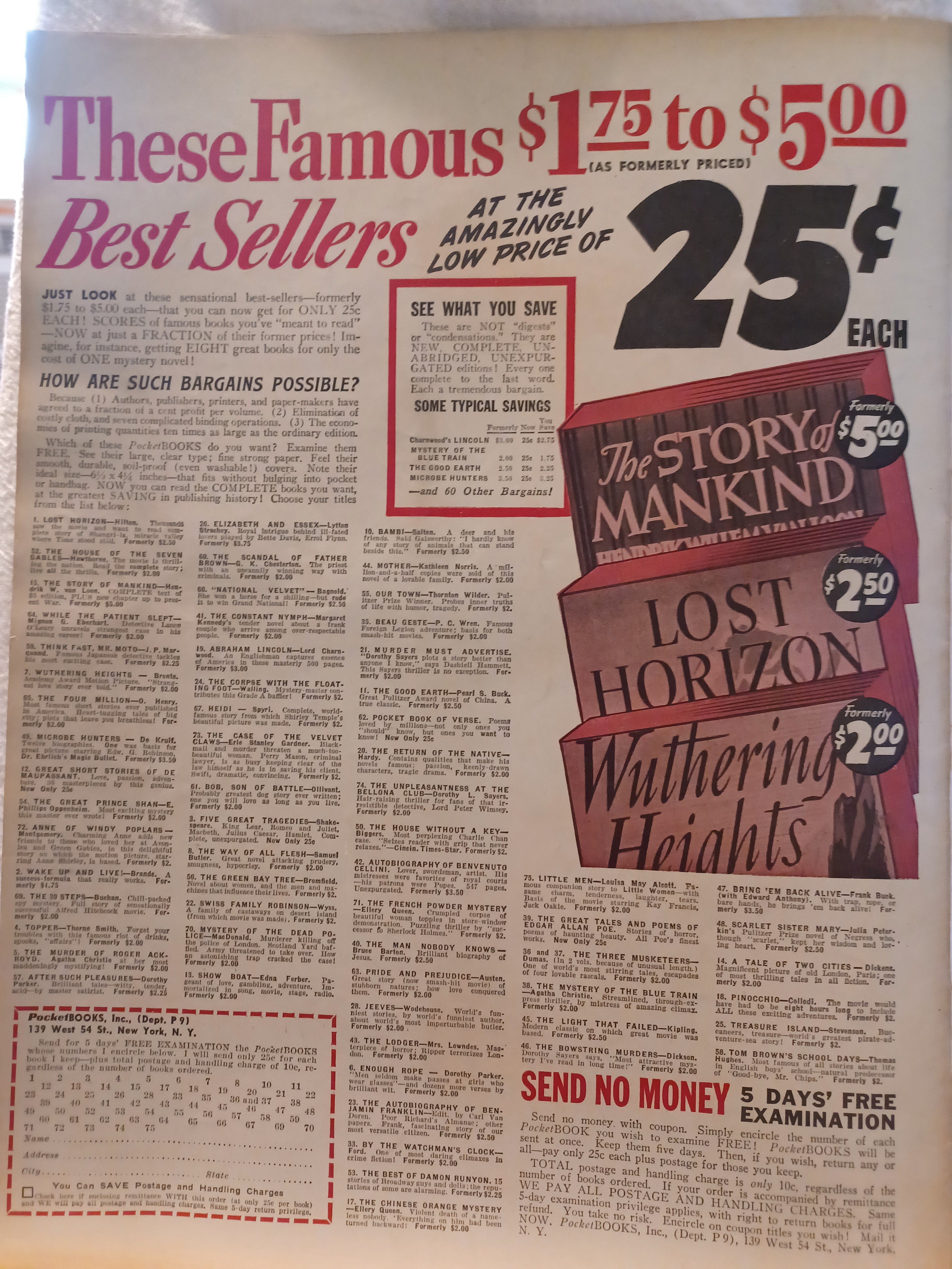 VINTAGE Magazine "PIC", September 17, 1940, Featuring Barbara Denny