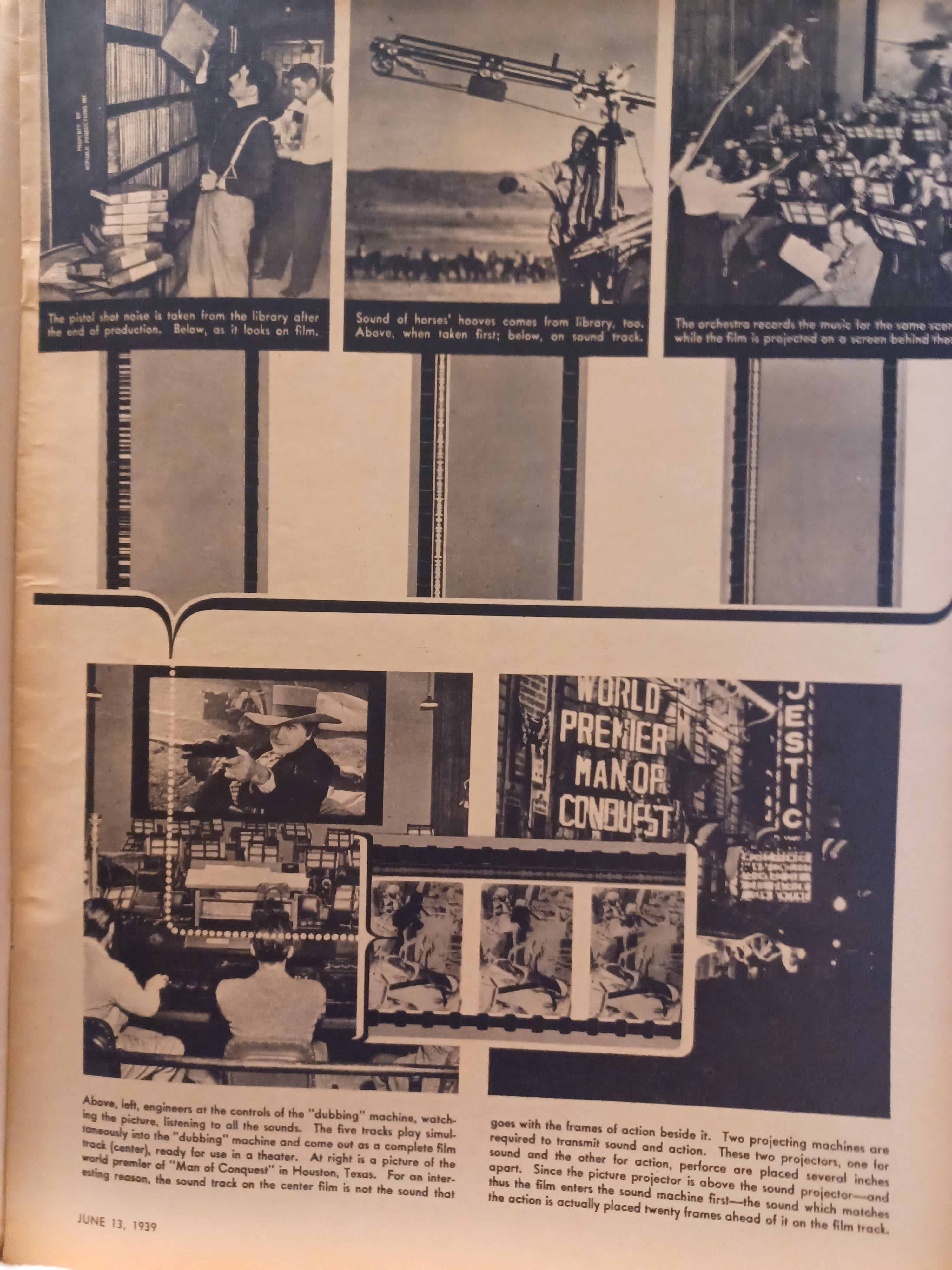 VINTAGE Magazine "PIC", June 13, 1939, Featuring Laraine Day and Renita Kramer