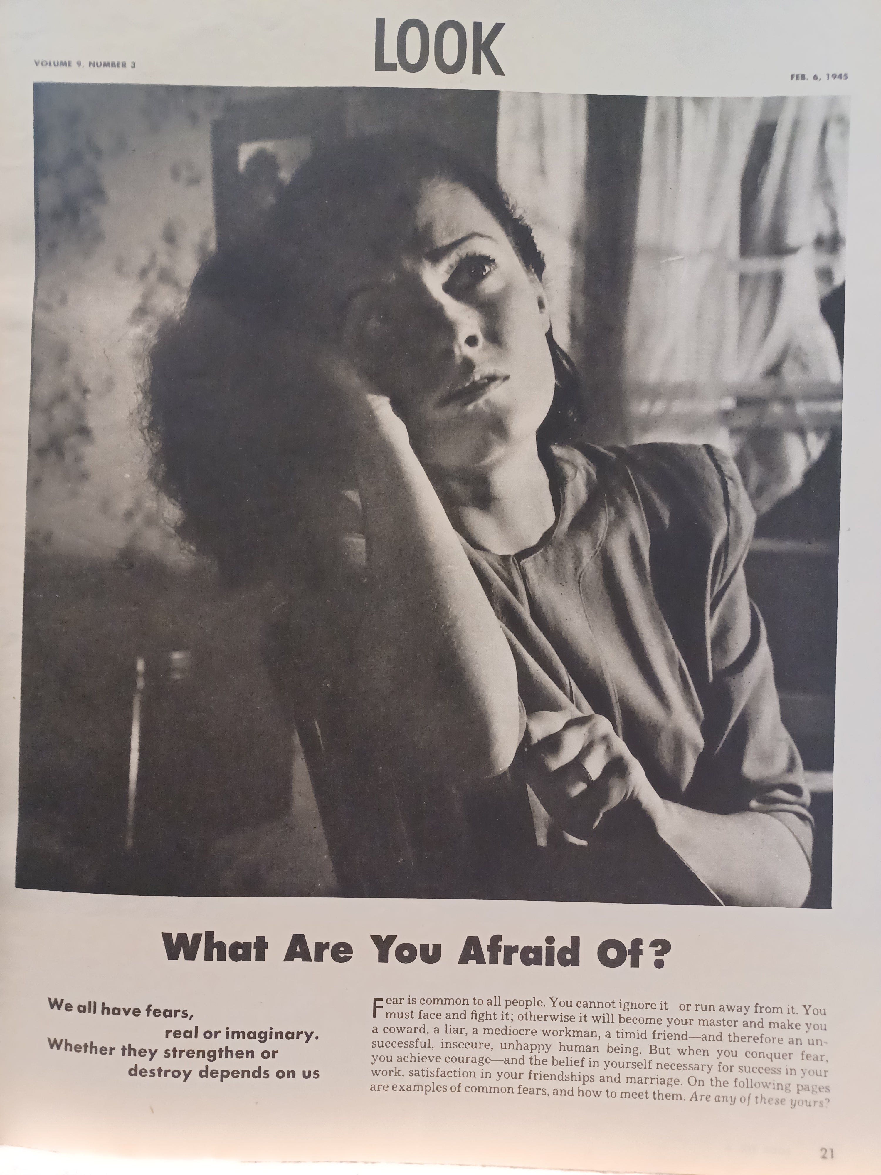 VINTAGE Magazine "LOOK", February 6, 1945, Featuring "Snatching" Wounded in Burma (pg. 38)
