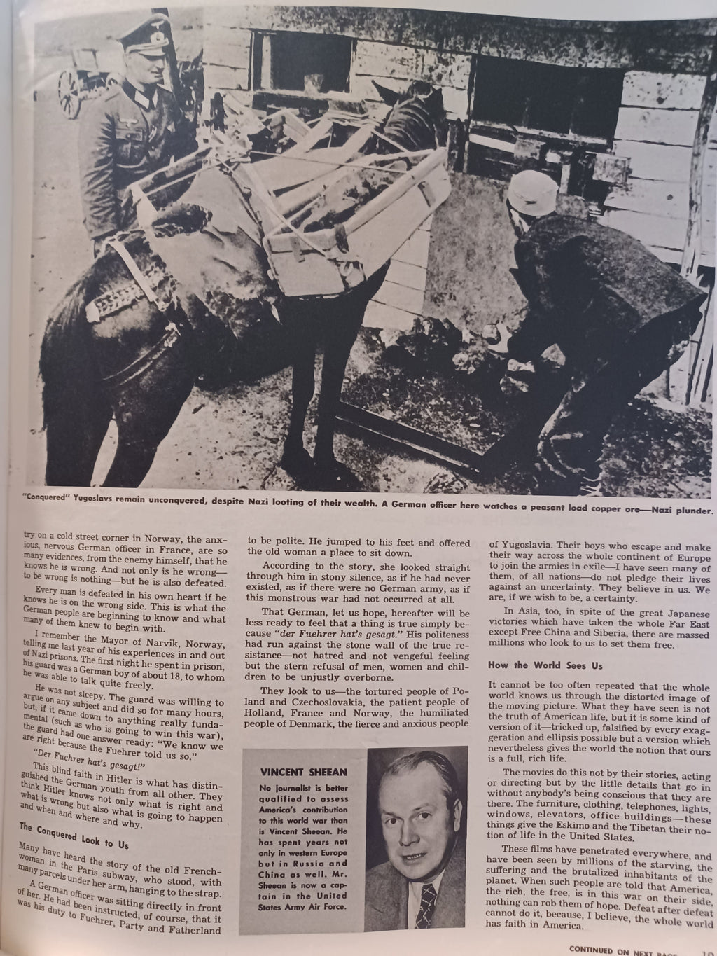 VINTAGE Magazine "LOOK", July 14, 1942, Featuring "A Report to the Nation at War"