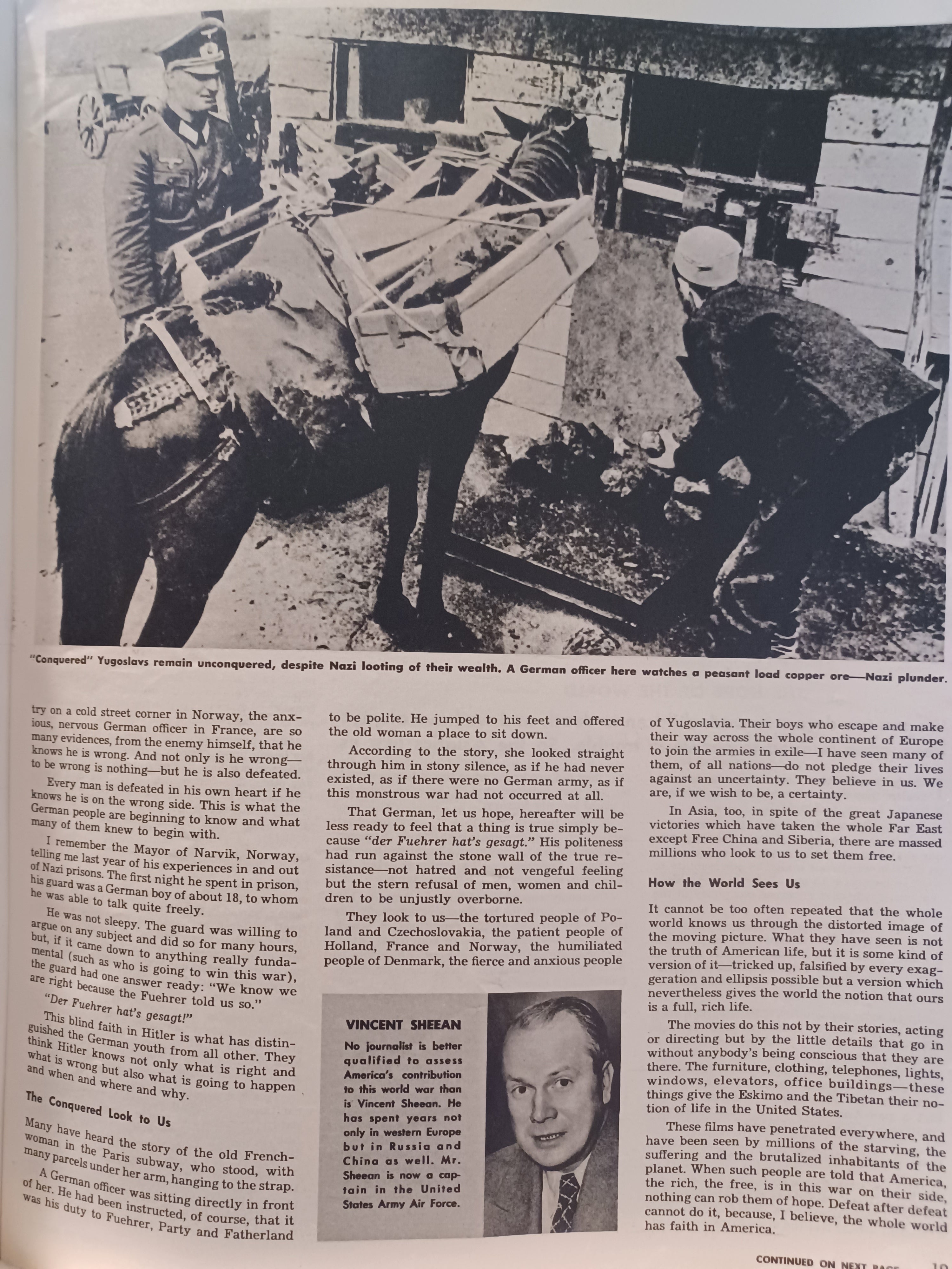 VINTAGE Magazine "LOOK", July 14, 1942, Featuring "A Report to the Nation at War"