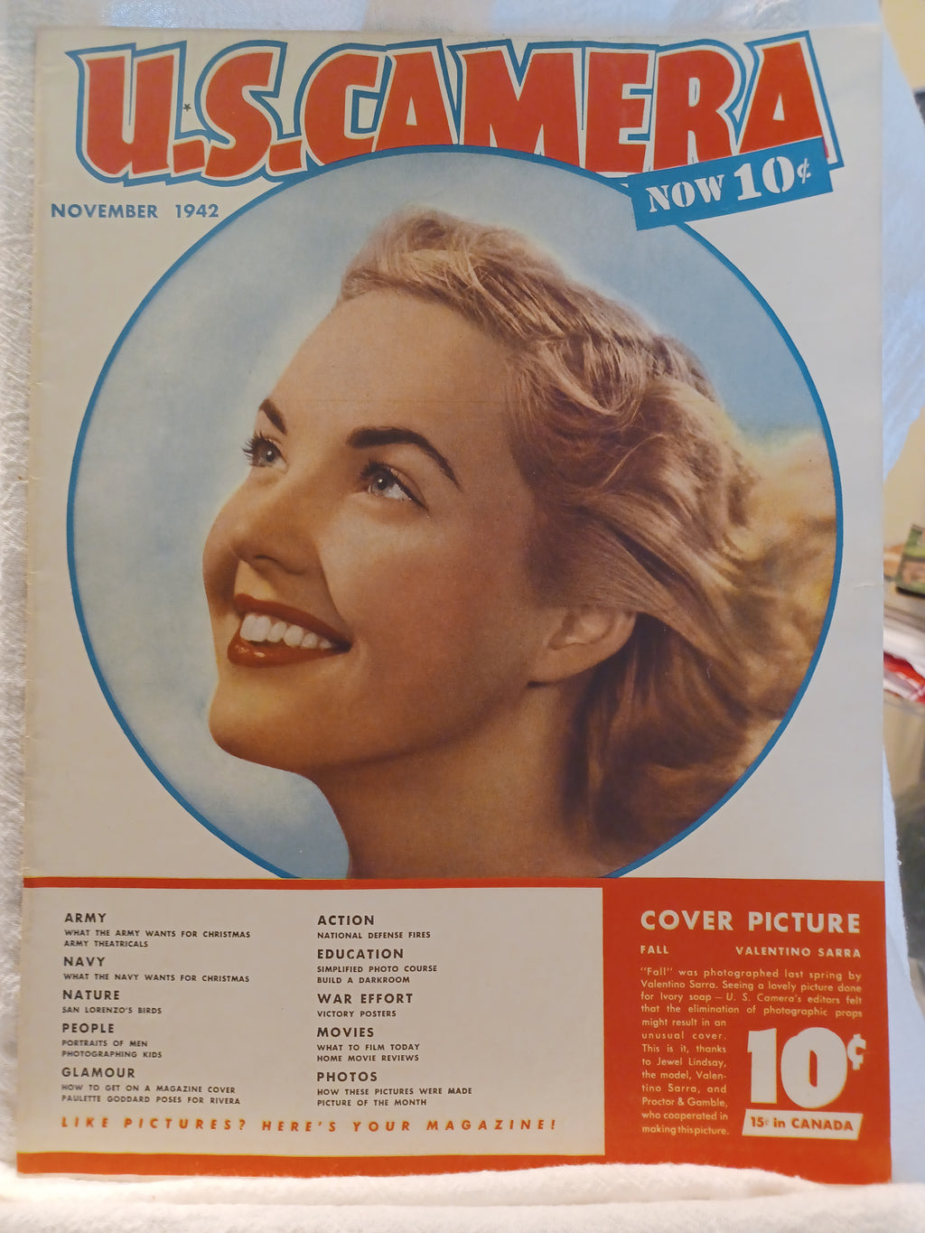 VINTAGE Magazine "U.S. CAMERA", November 1942