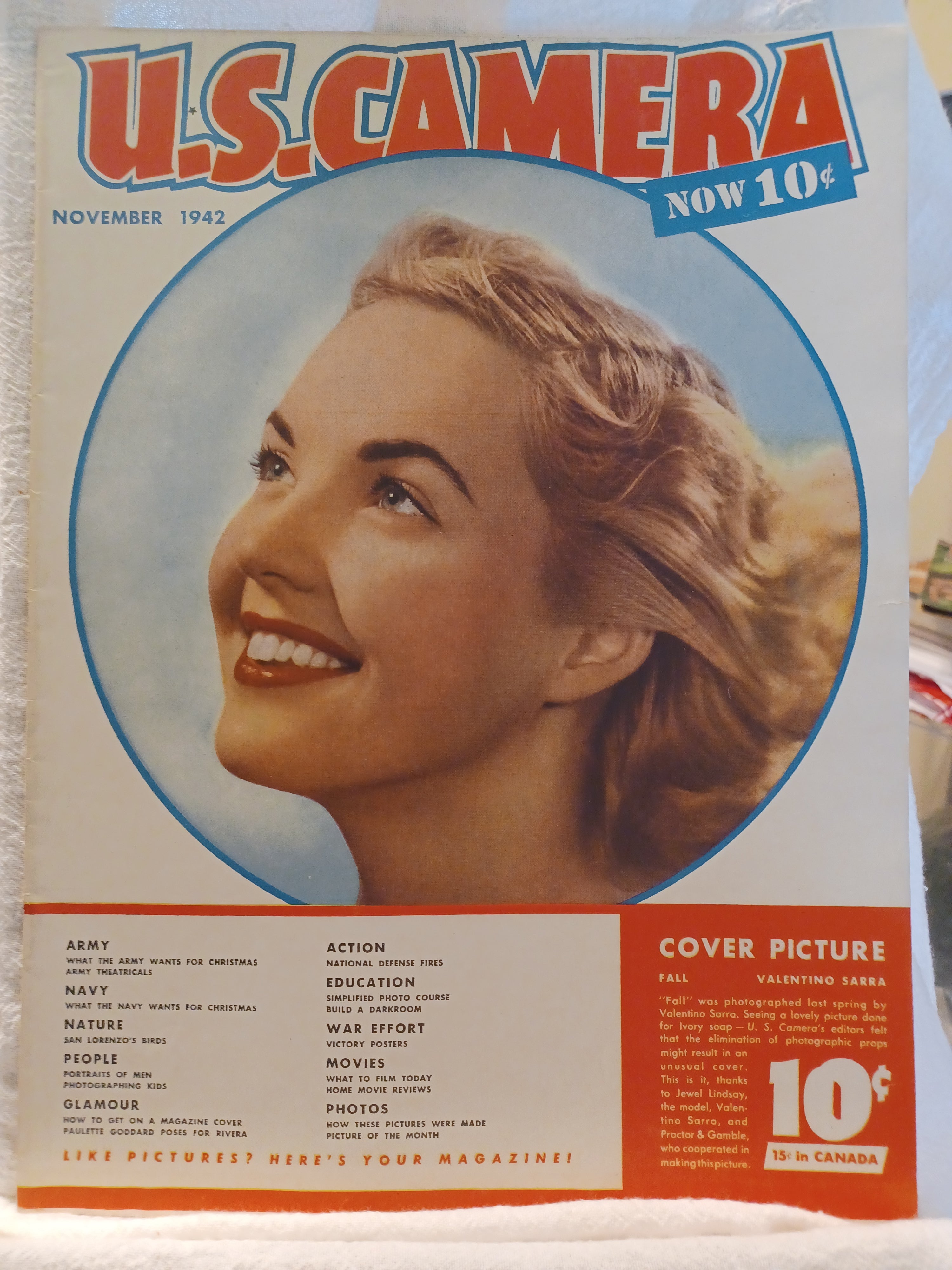 VINTAGE Magazine "U.S. CAMERA", November 1942