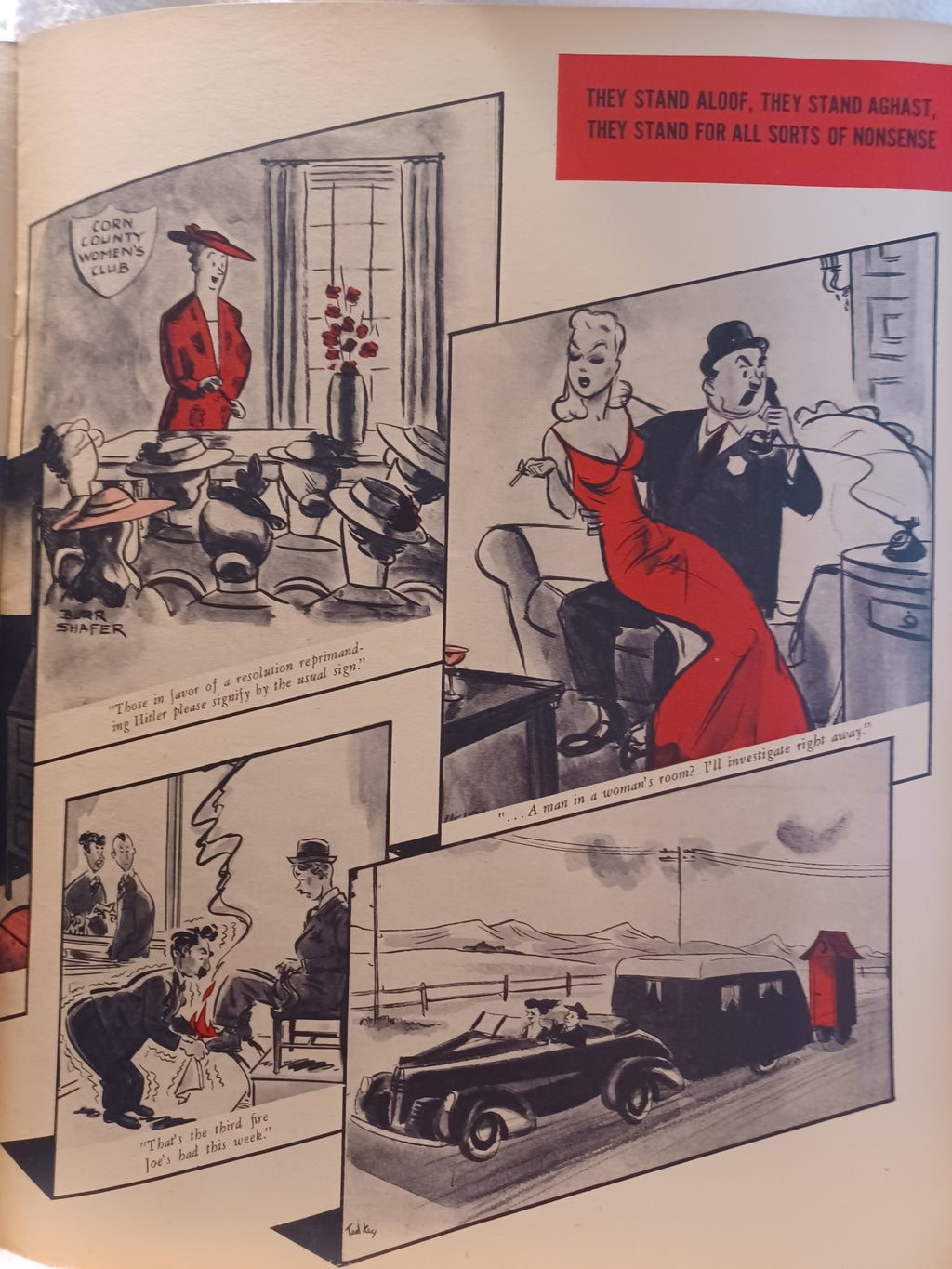 VINTAGE Magazine "PEEK", November 1940, Featuring Miss Carol Ossman