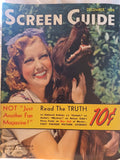 VINTAGE Magazine "SCREEN GUIDE", December 1939