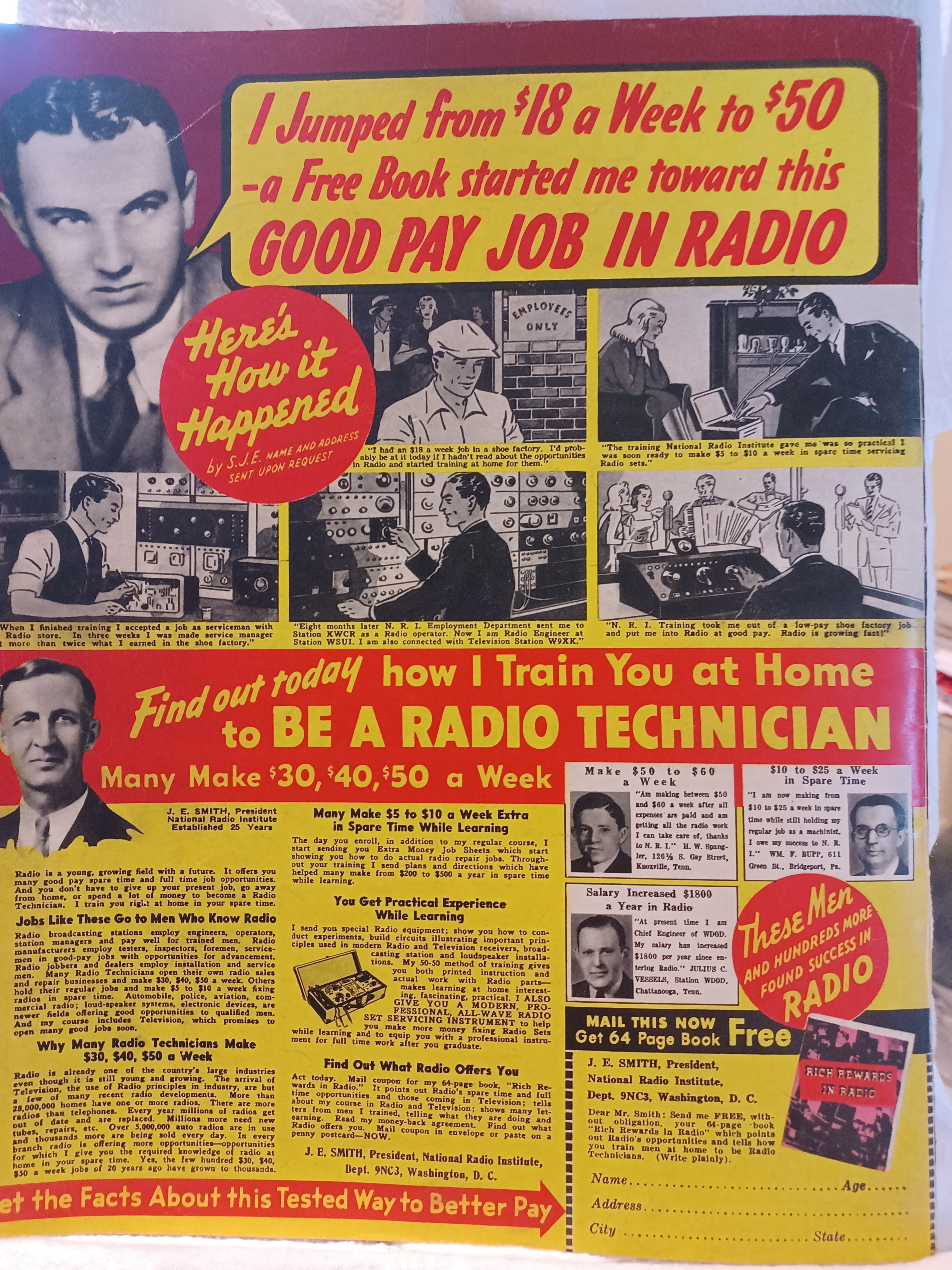 VINTAGE Magazine "SCREEN GUIDE", December 1939