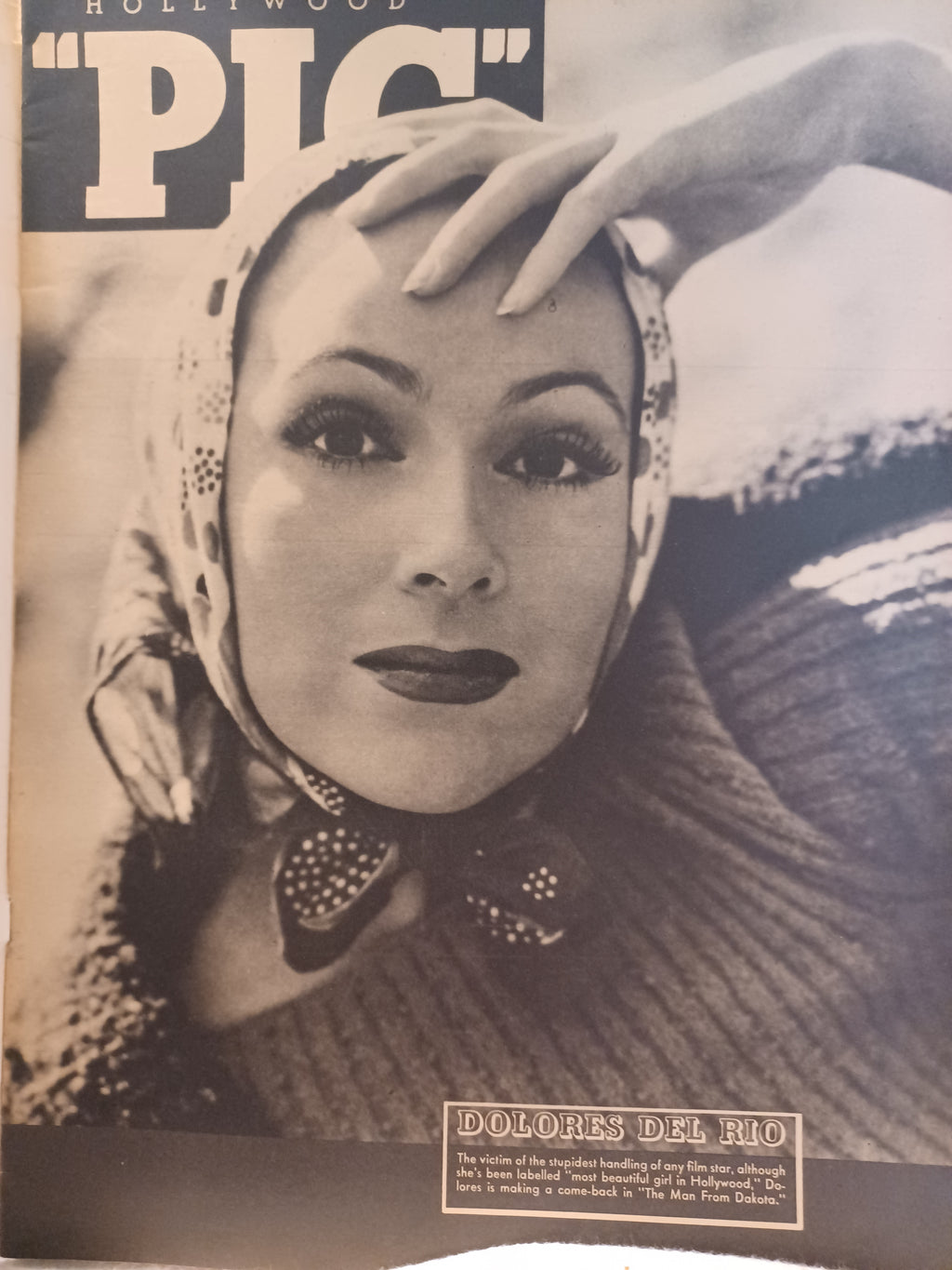 VINTAGE Magazine "PIC", April 2, 1940, Featuring Ann Adams