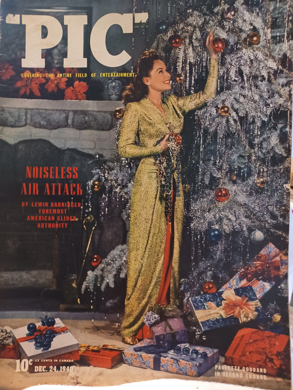 VINTAGE Magazine "PIC", December 24, 1940