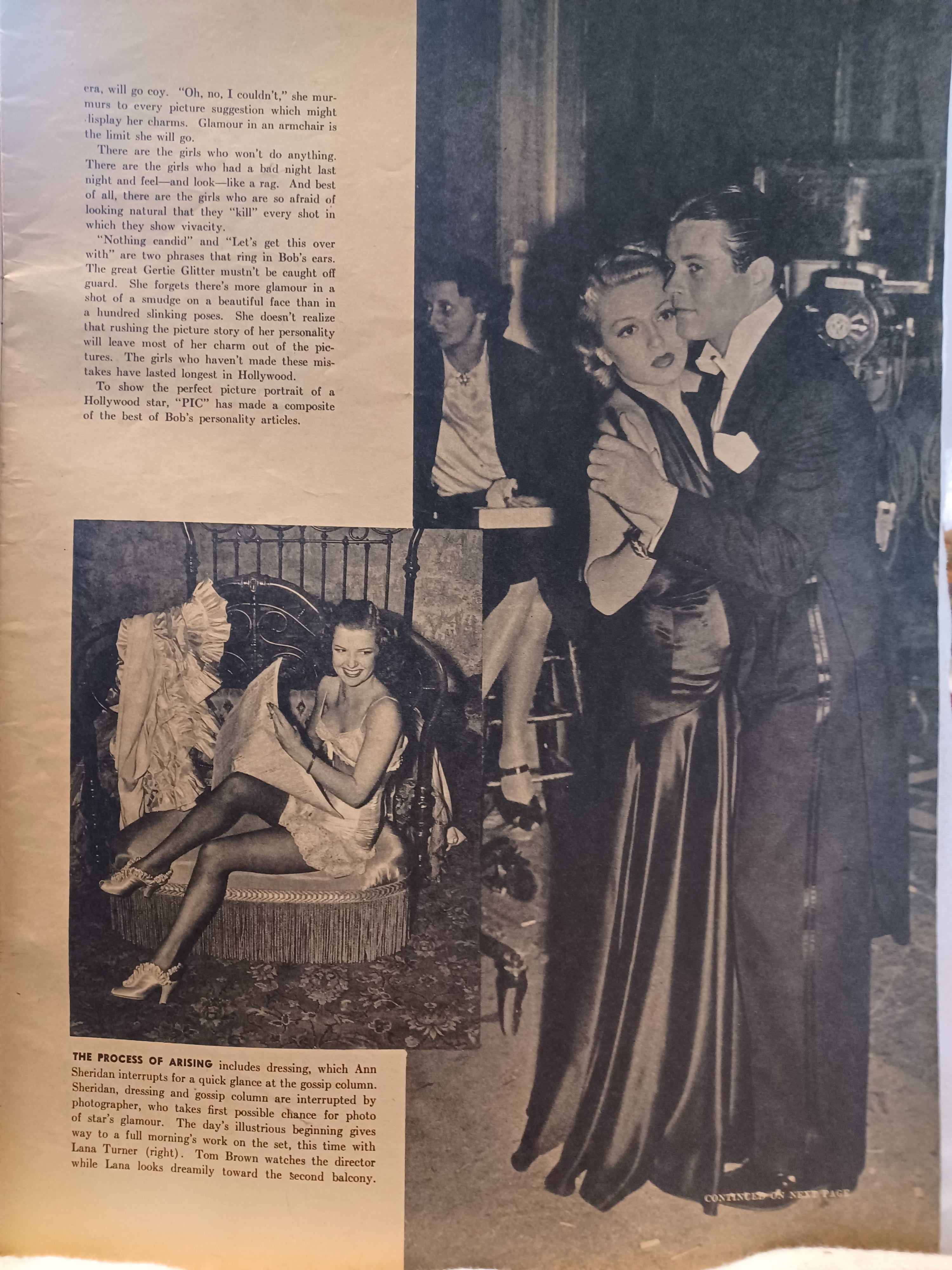 VINTAGE Magazine "PIC", December 24, 1940