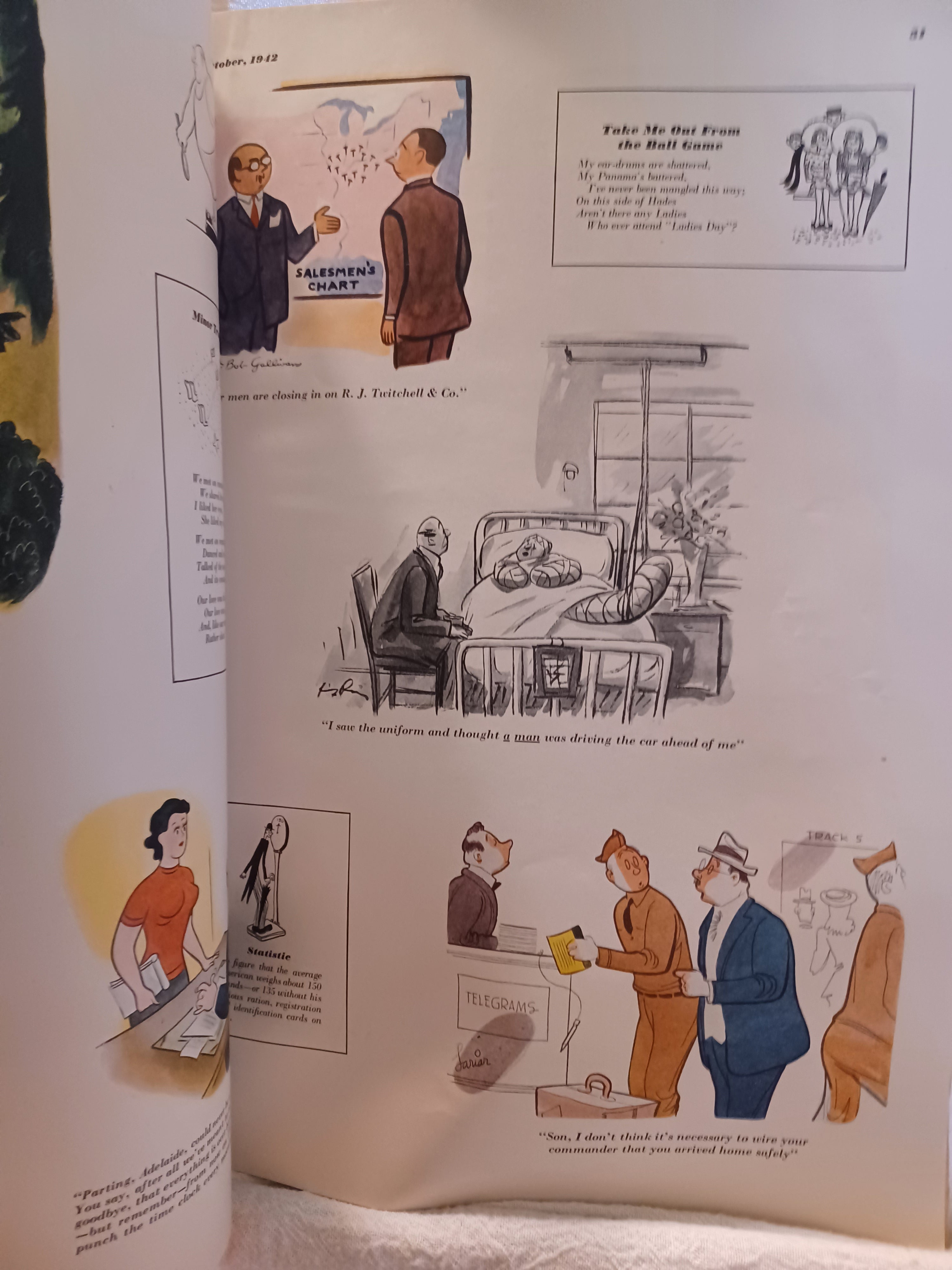 VINTAGE Magazine "ESQUIRE", October 1942, Magazine for Men