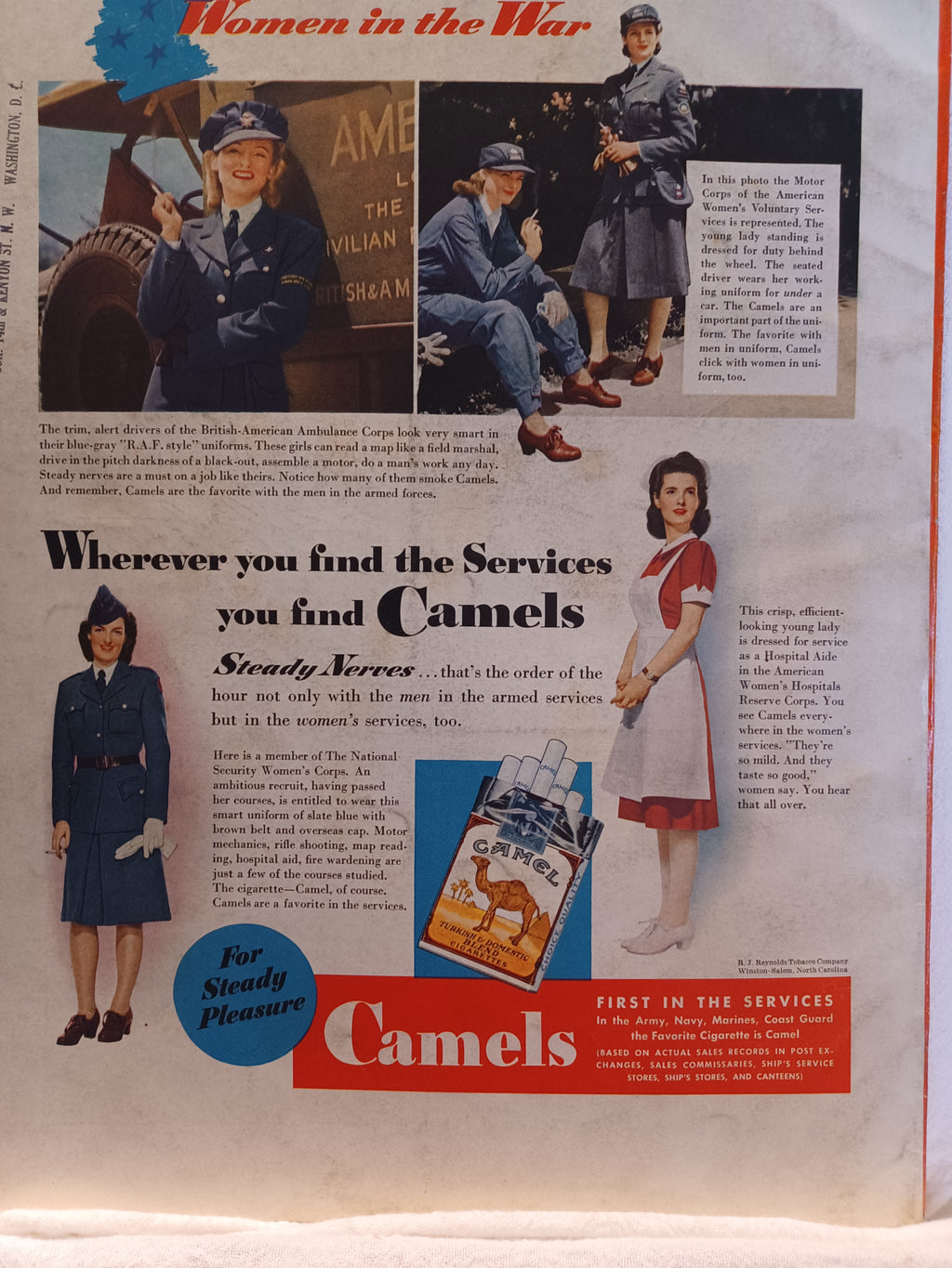 VINTAGE Magazine "ESQUIRE", October 1942, Magazine for Men