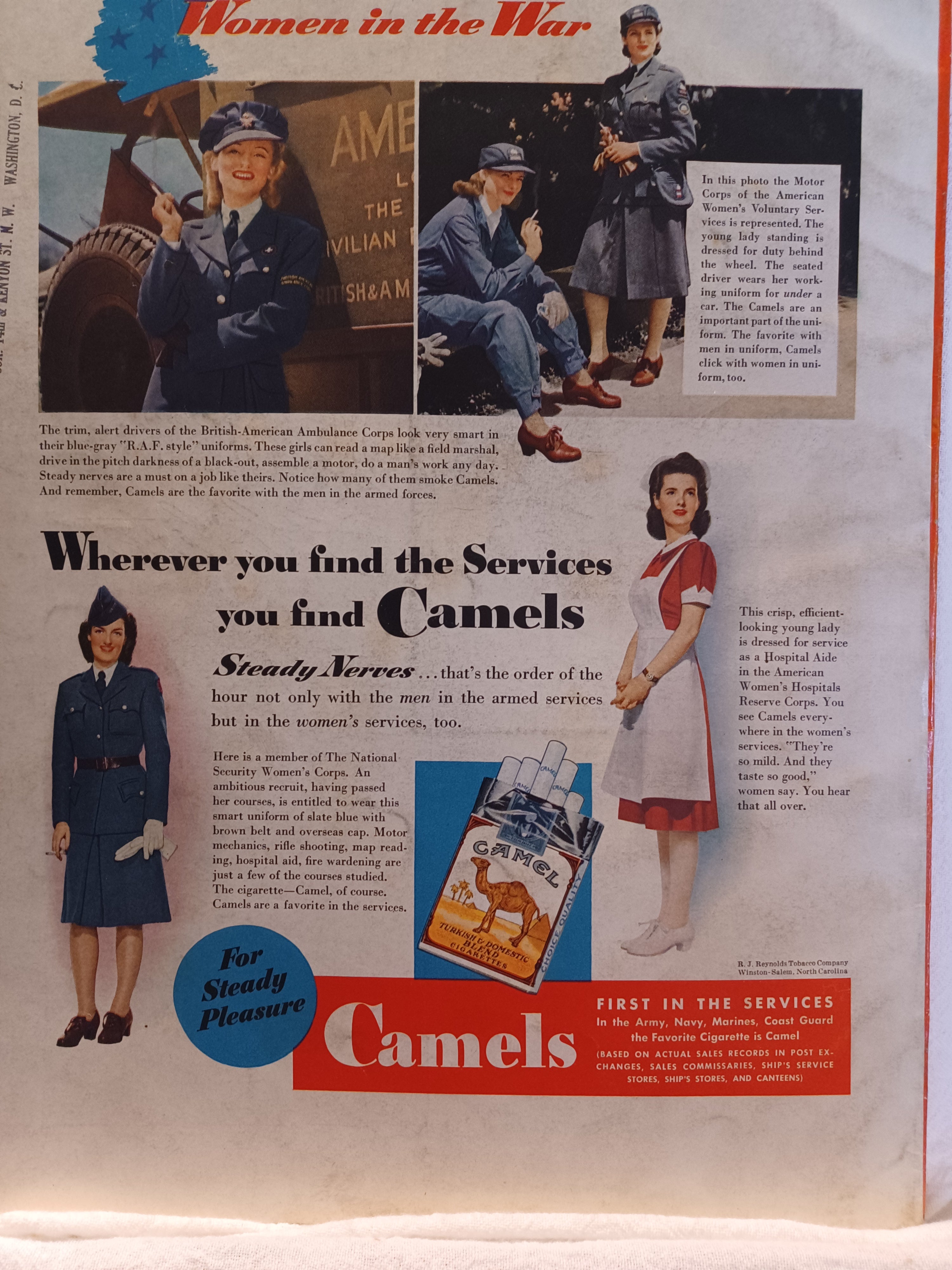 VINTAGE Magazine "ESQUIRE", October 1942, Magazine for Men