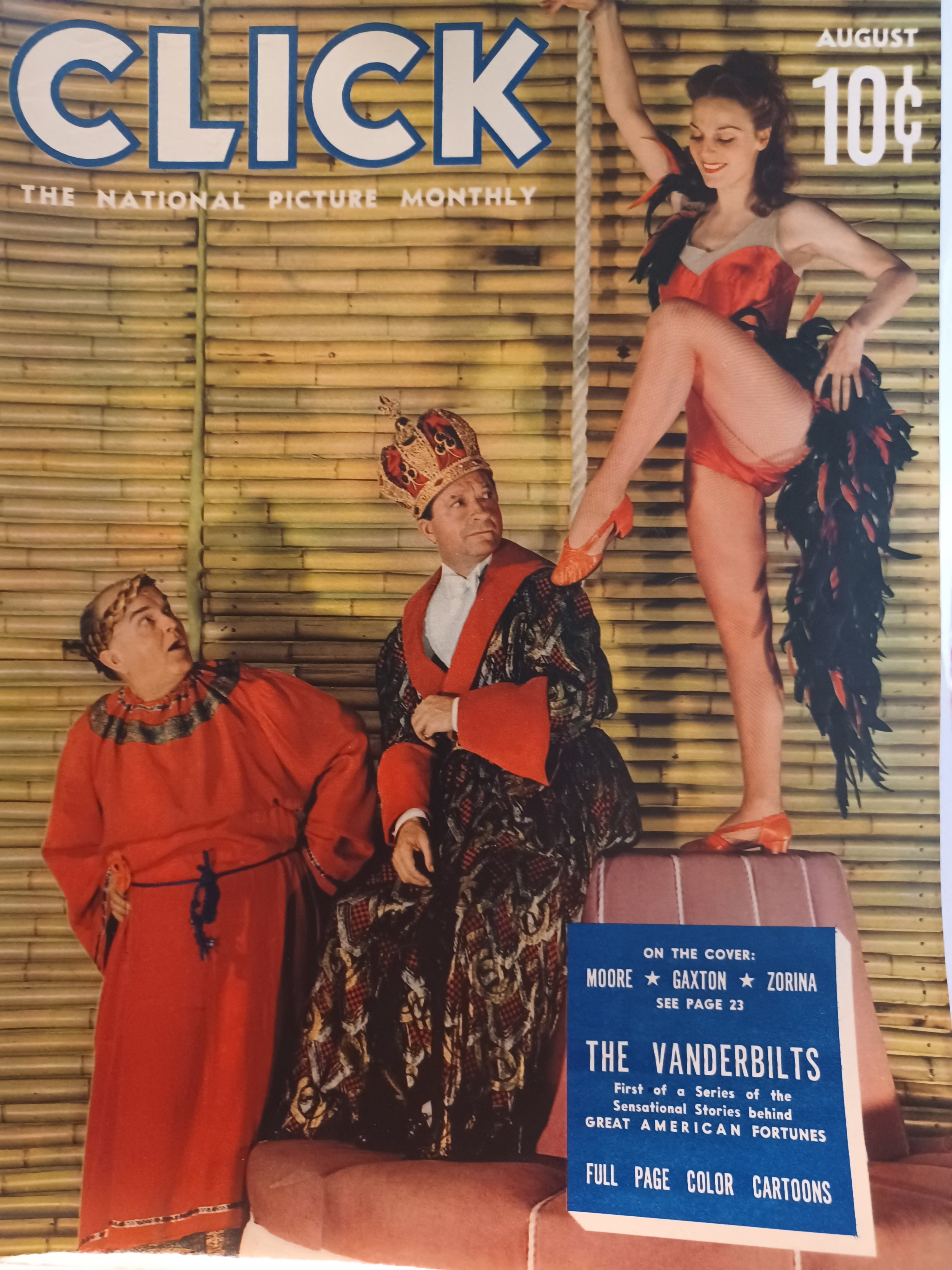 VINTAGE Magazine "CLICK", August 1940