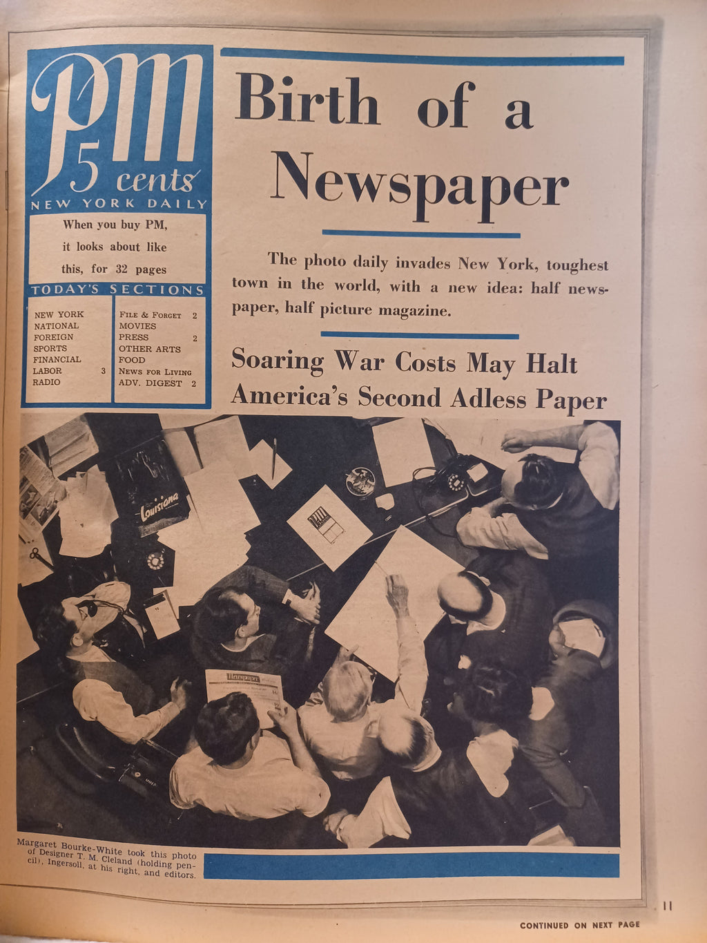 VINTAGE Magazine "CLICK", August 1940