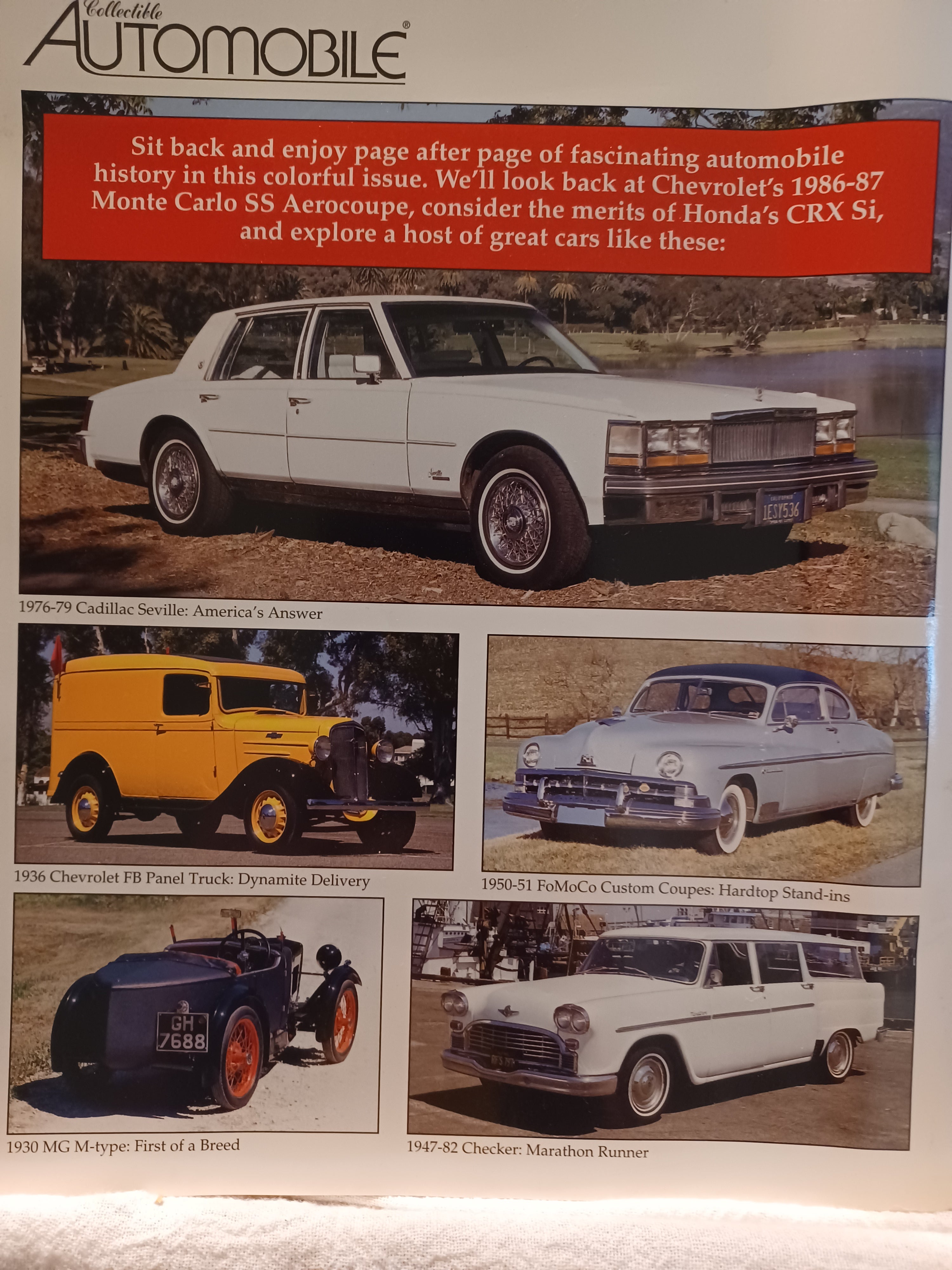 COLLECTIBLE Automobile Magazine, June 2000