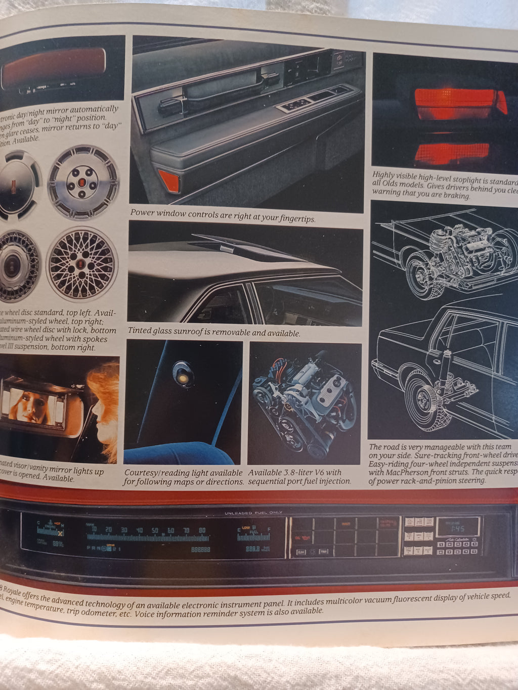 Vintage1986 Oldsmobile Car Catalog