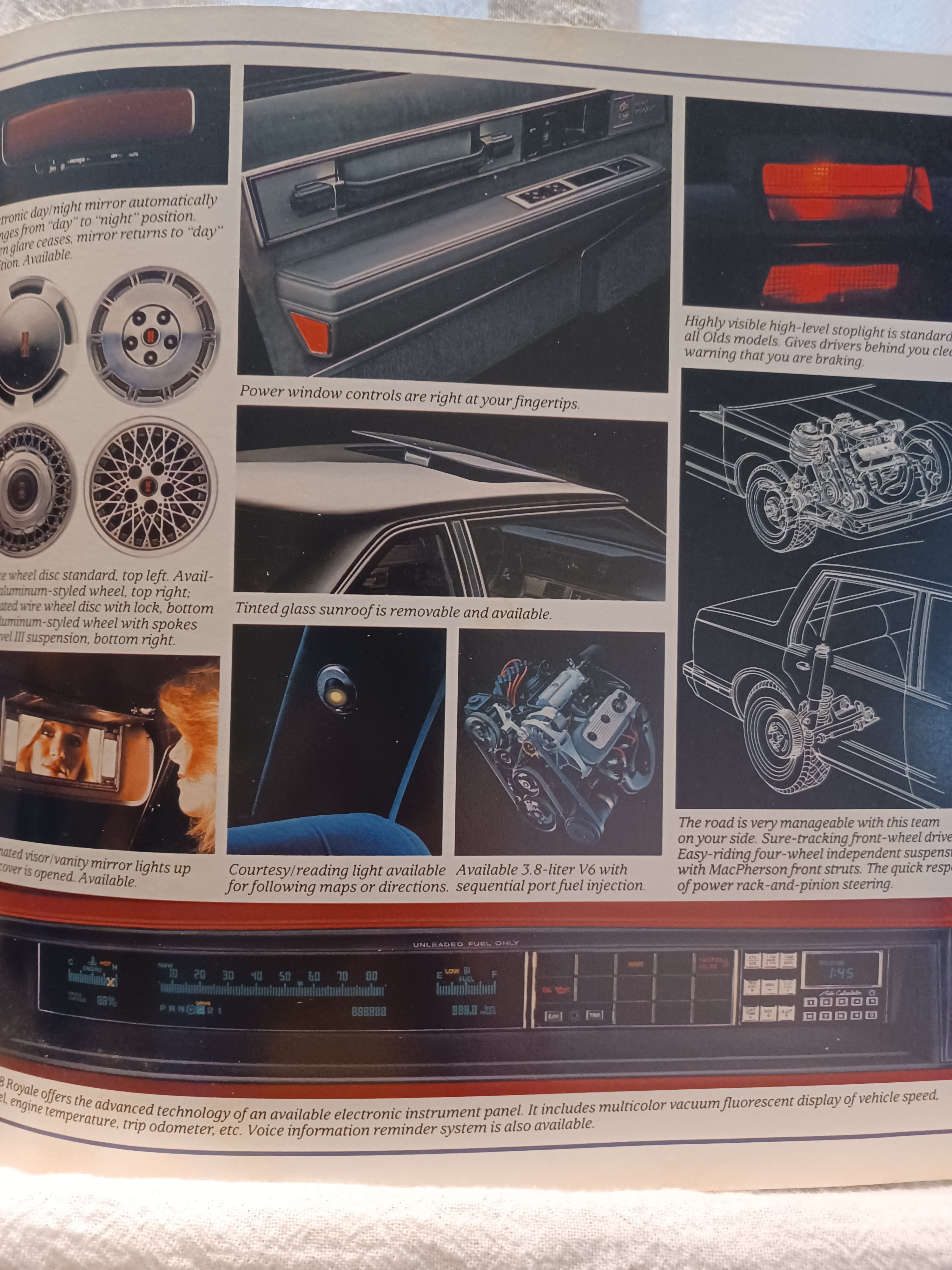Vintage1986 Oldsmobile Car Catalog