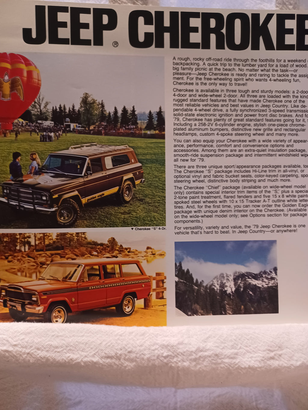 VINTAGE 1979 JEEP Catalog - We Wrote the Book on 4-wheel Drive