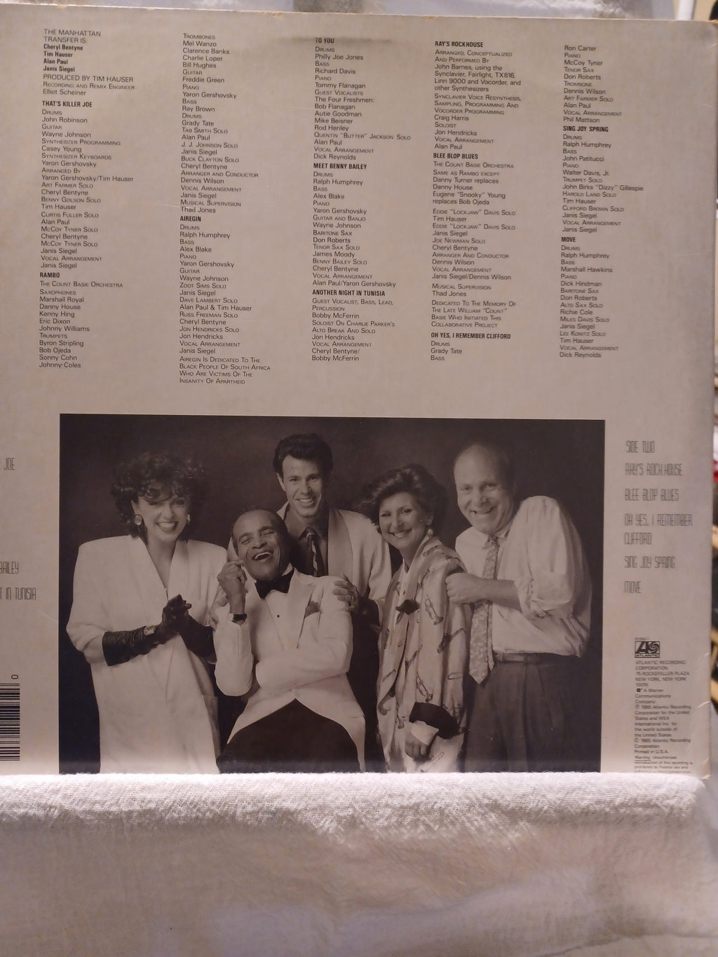 VINTAGE 1985 Vinyl The Manhattan Transfer "VOCALESE"