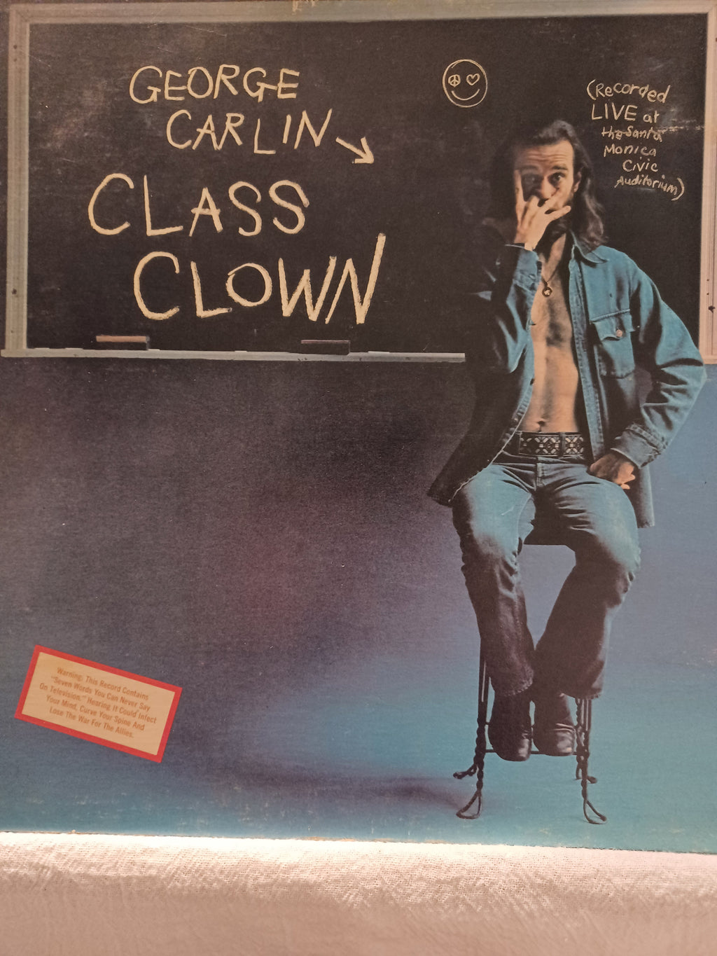 VINTAGE Vinyl 1972 GEORGE CARLIN Class Clown