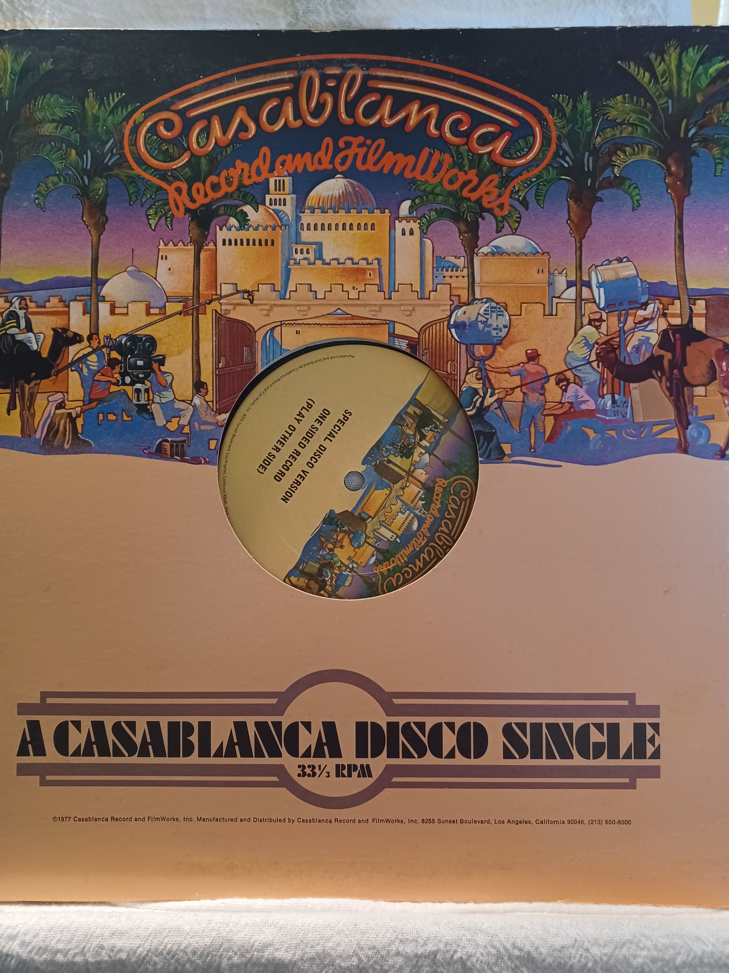 VINTAGE Vinyl 1977 DONNA SUMMER Casablanca Disco Single
