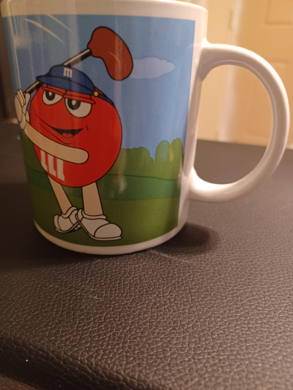 Vintage 2003 MARS Mug by Galerie - Red and Yellow