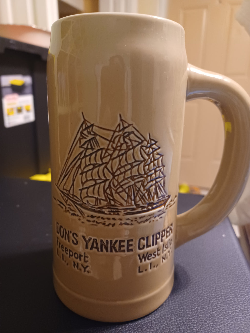 Vintage Don's Yankee Clipper Stein/Mug by Ceramarte Brazil