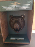 Wall-Mounted Cast Iron Bottle Opener - Bear