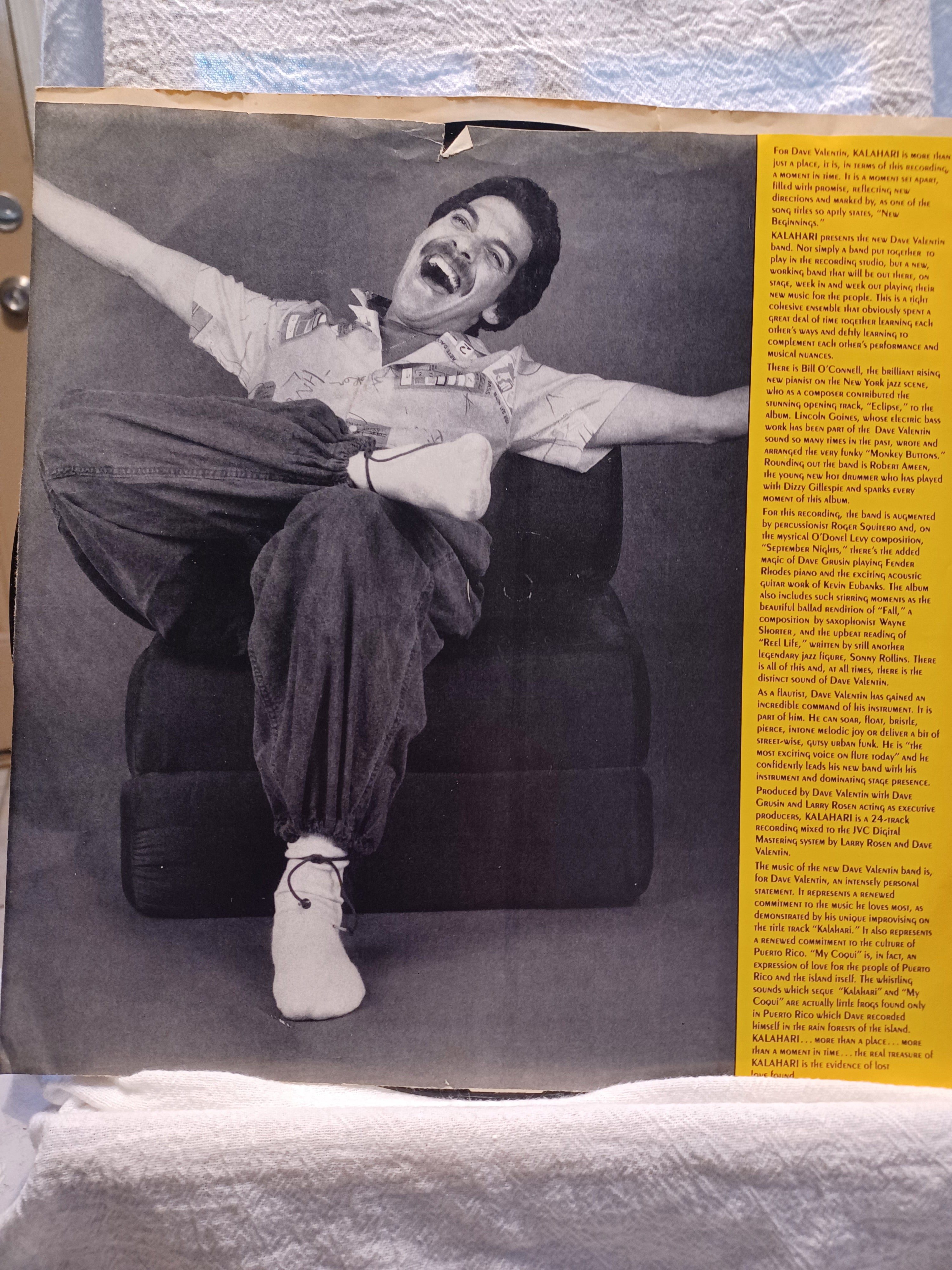 VINTAGE VINYL Dave Valentin – Kalahari
