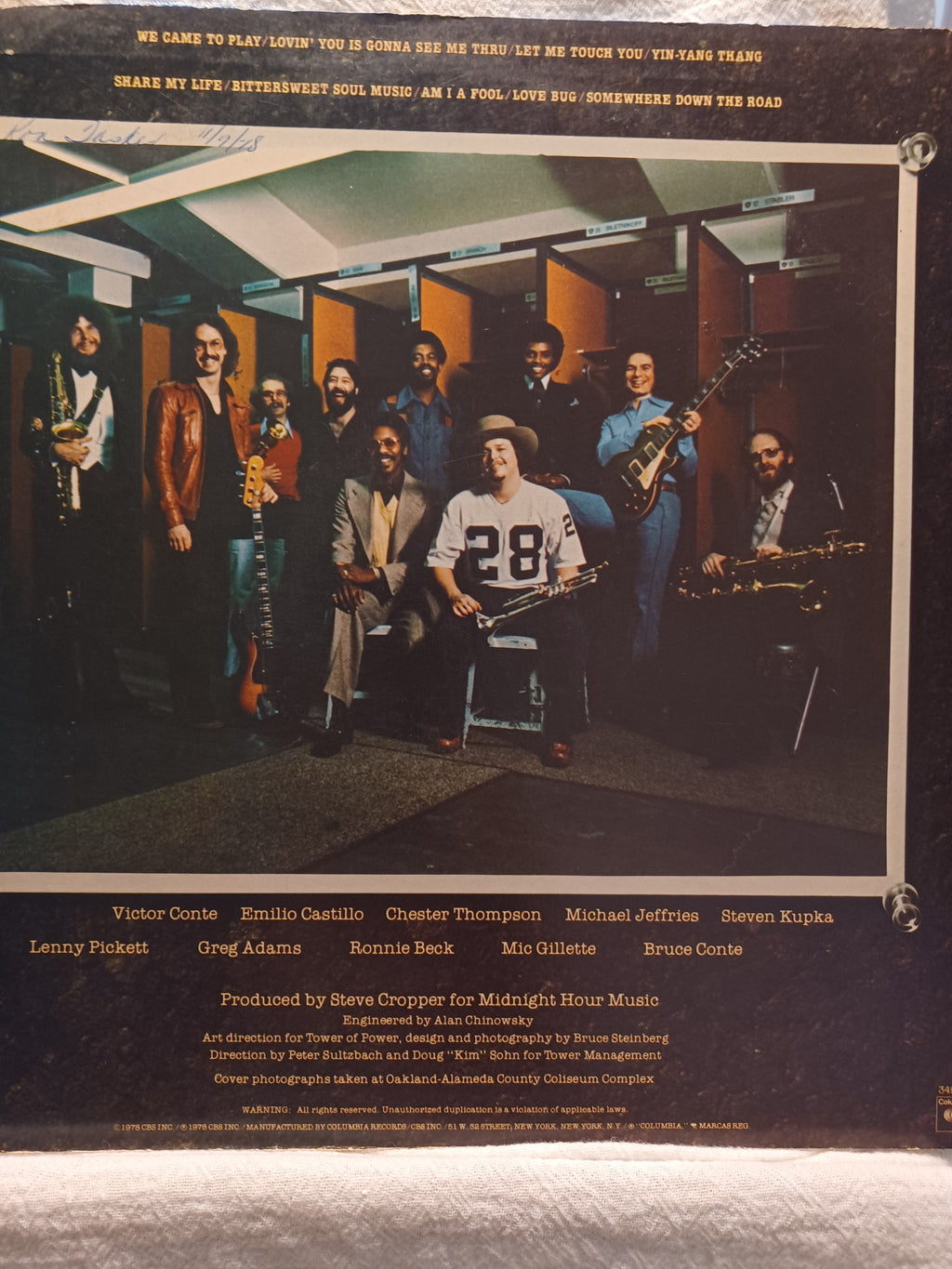 VINTAGE VINYL Tower of Power – We Came to Play