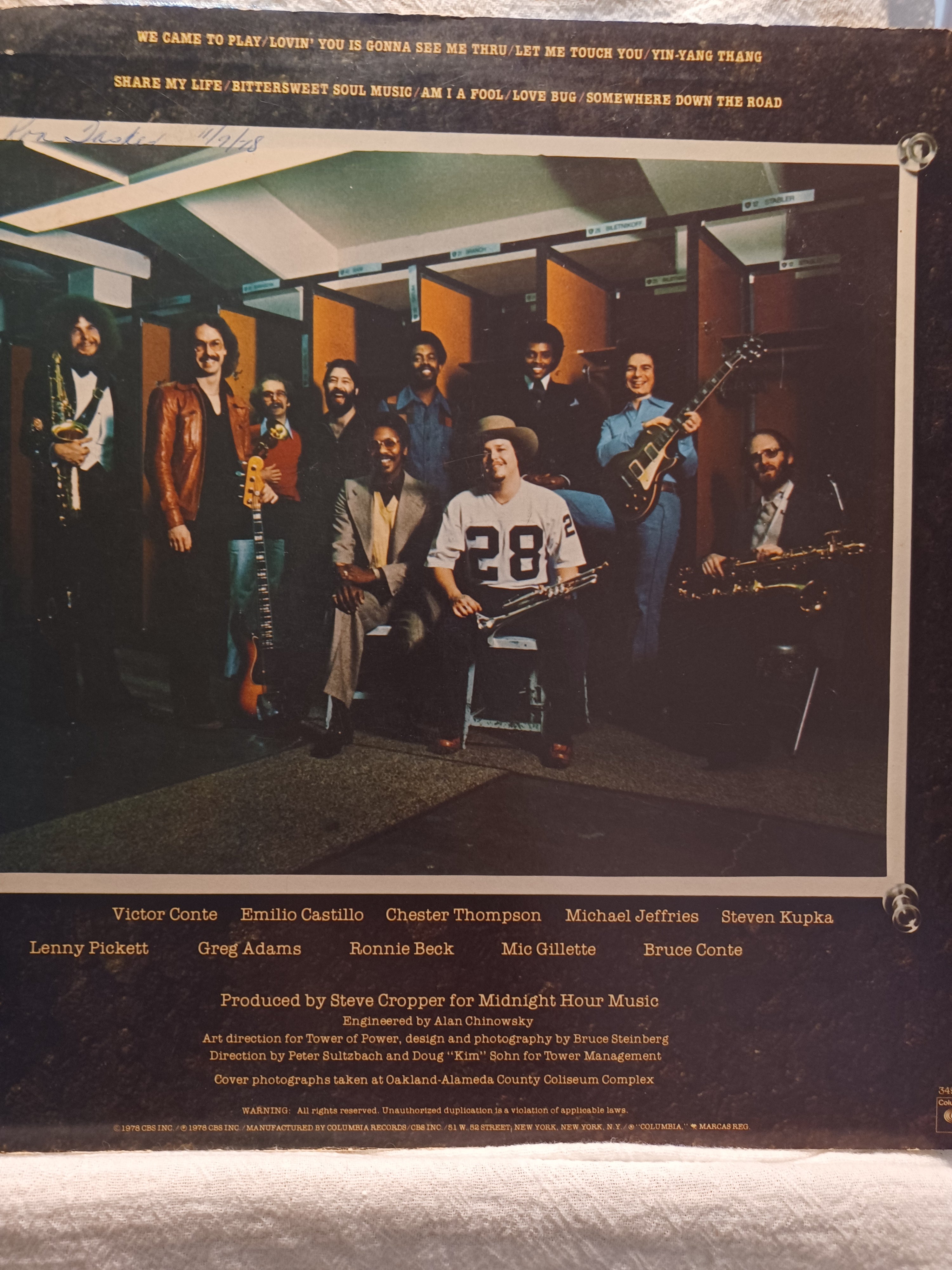 VINTAGE VINYL Tower of Power – We Came to Play