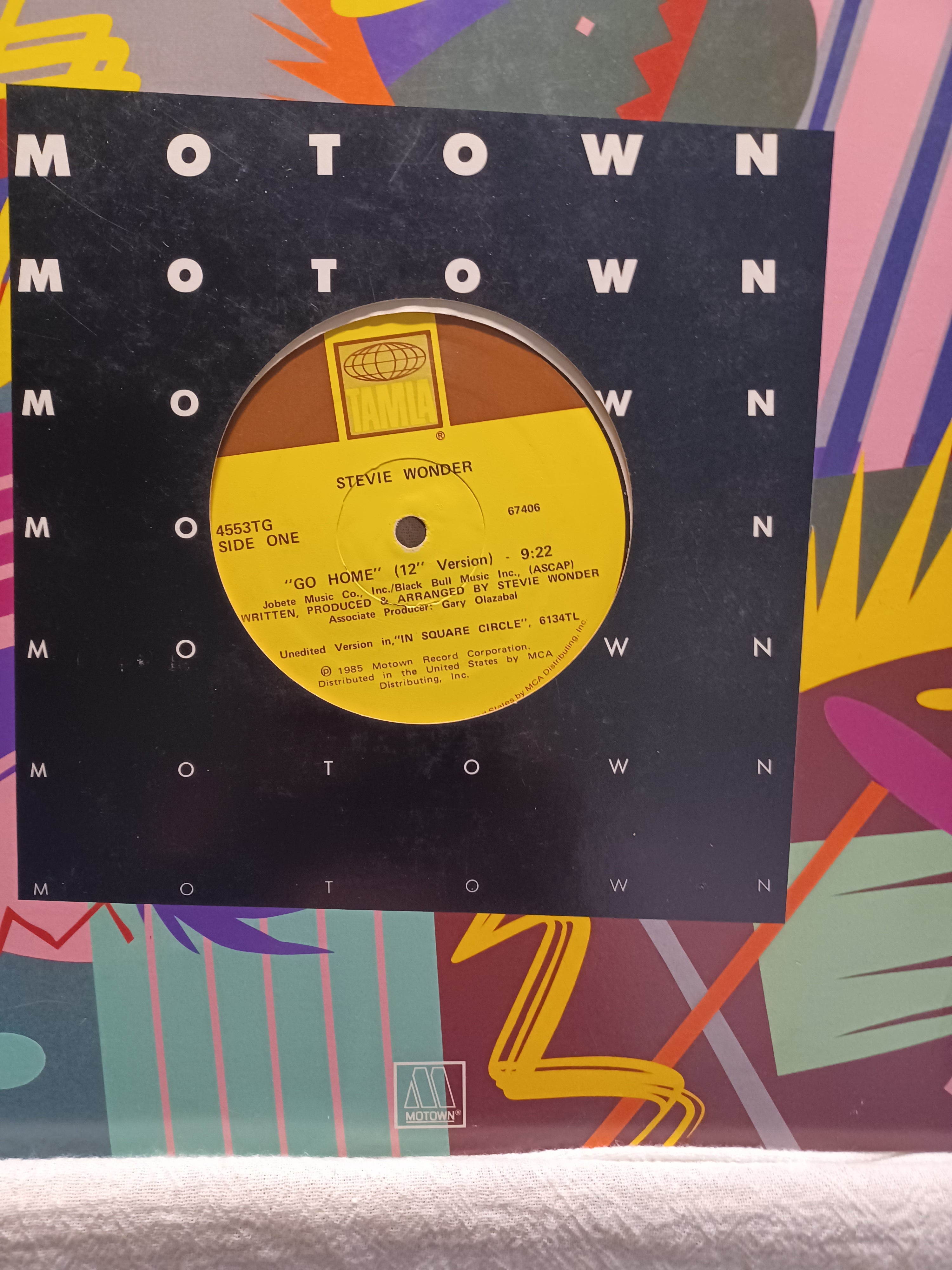 VINTAGE VINYL Stevie Wonder – Go Home (12" Version)