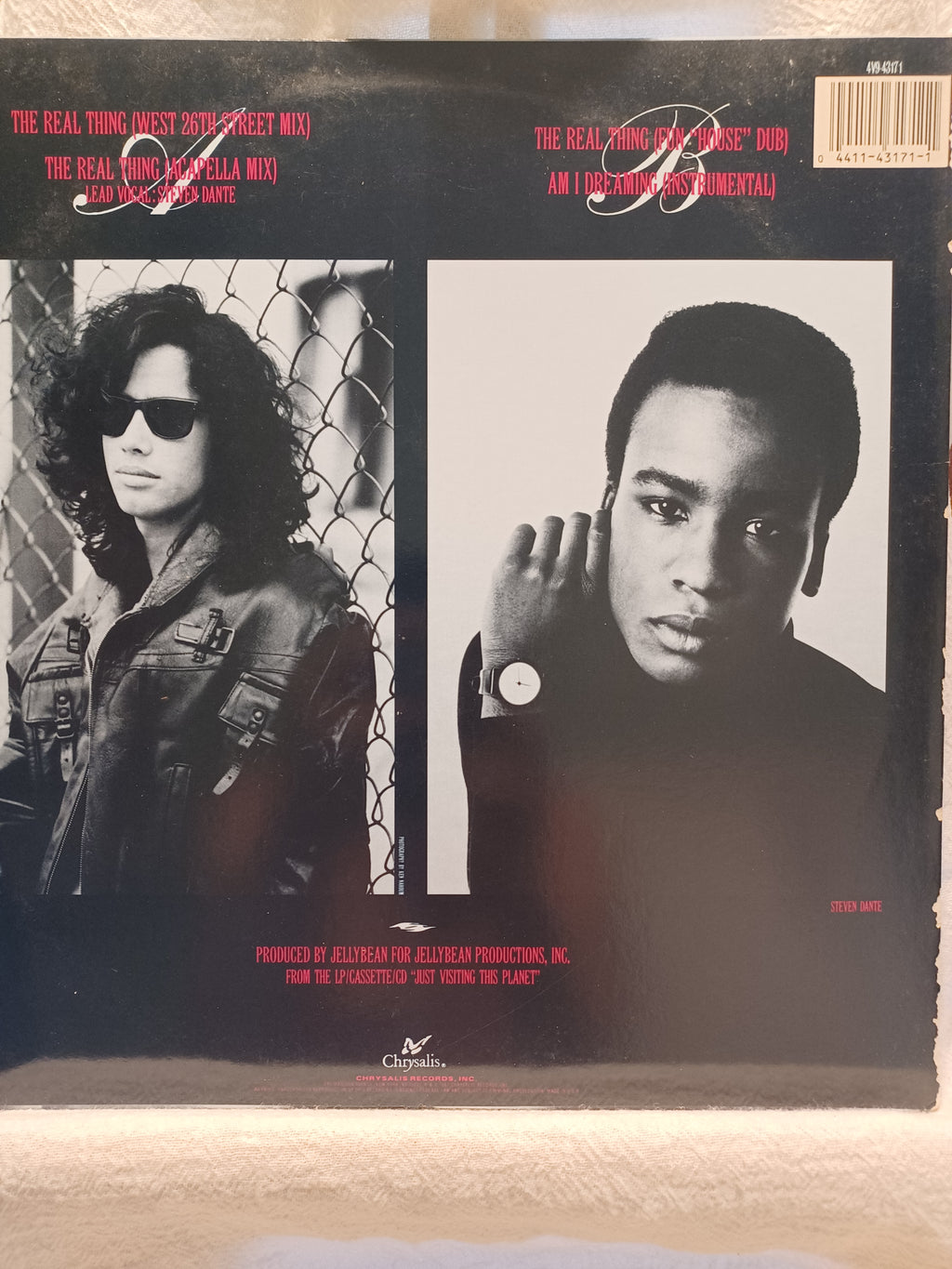 VINTAGE VINYL Steven Dante – The Real Thing